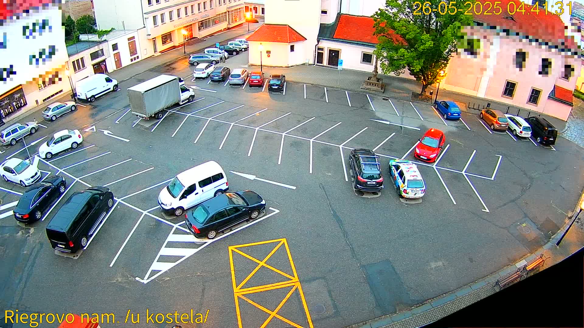 Kroměříž - Riegrovo Náměstí (Rieger Square) Live Cam - Kromeriz, Zlin, Czechia