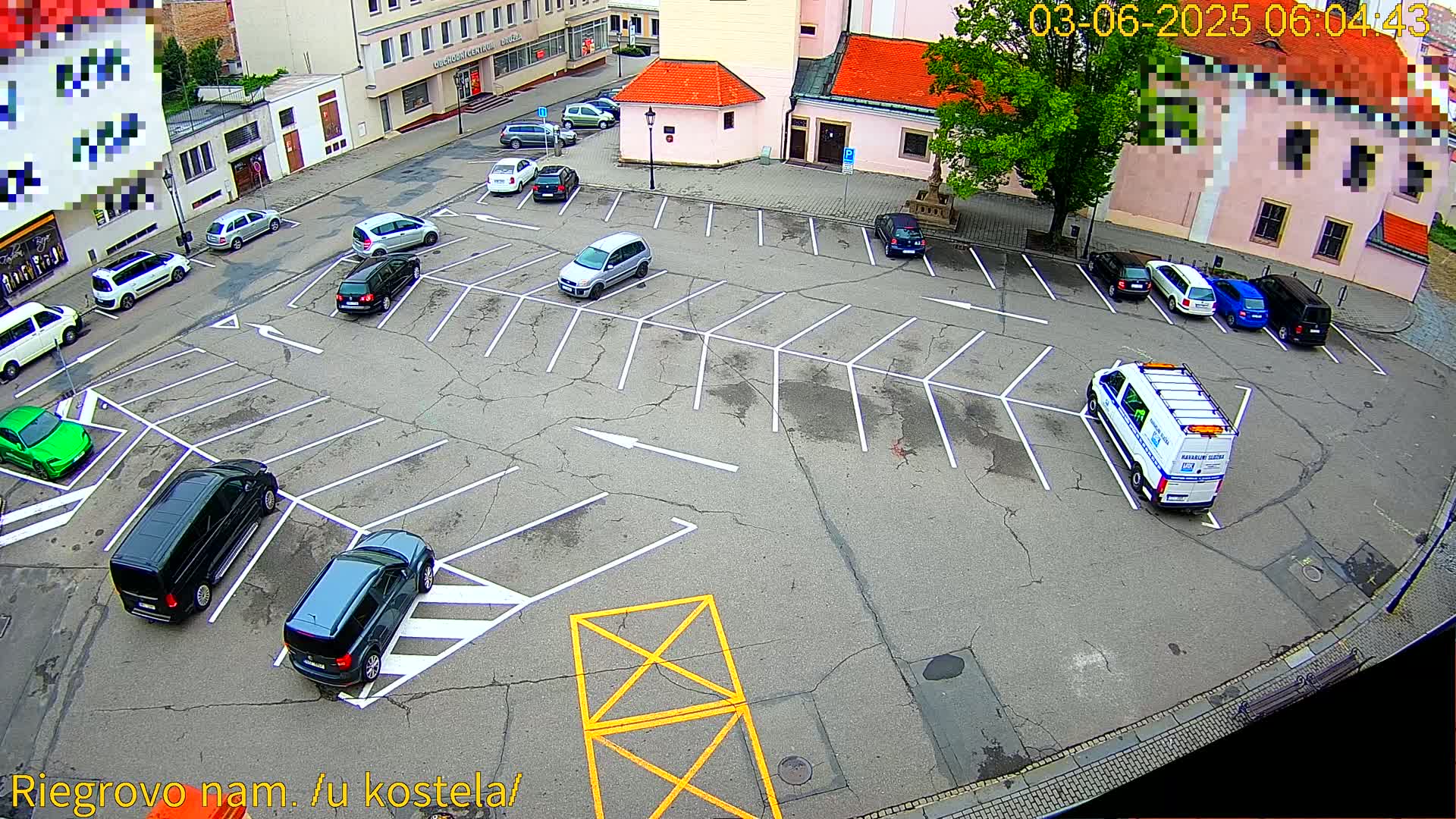 Kroměříž - Riegrovo Náměstí (Rieger Square) Live Cam - Kromeriz, Zlin, Czechia