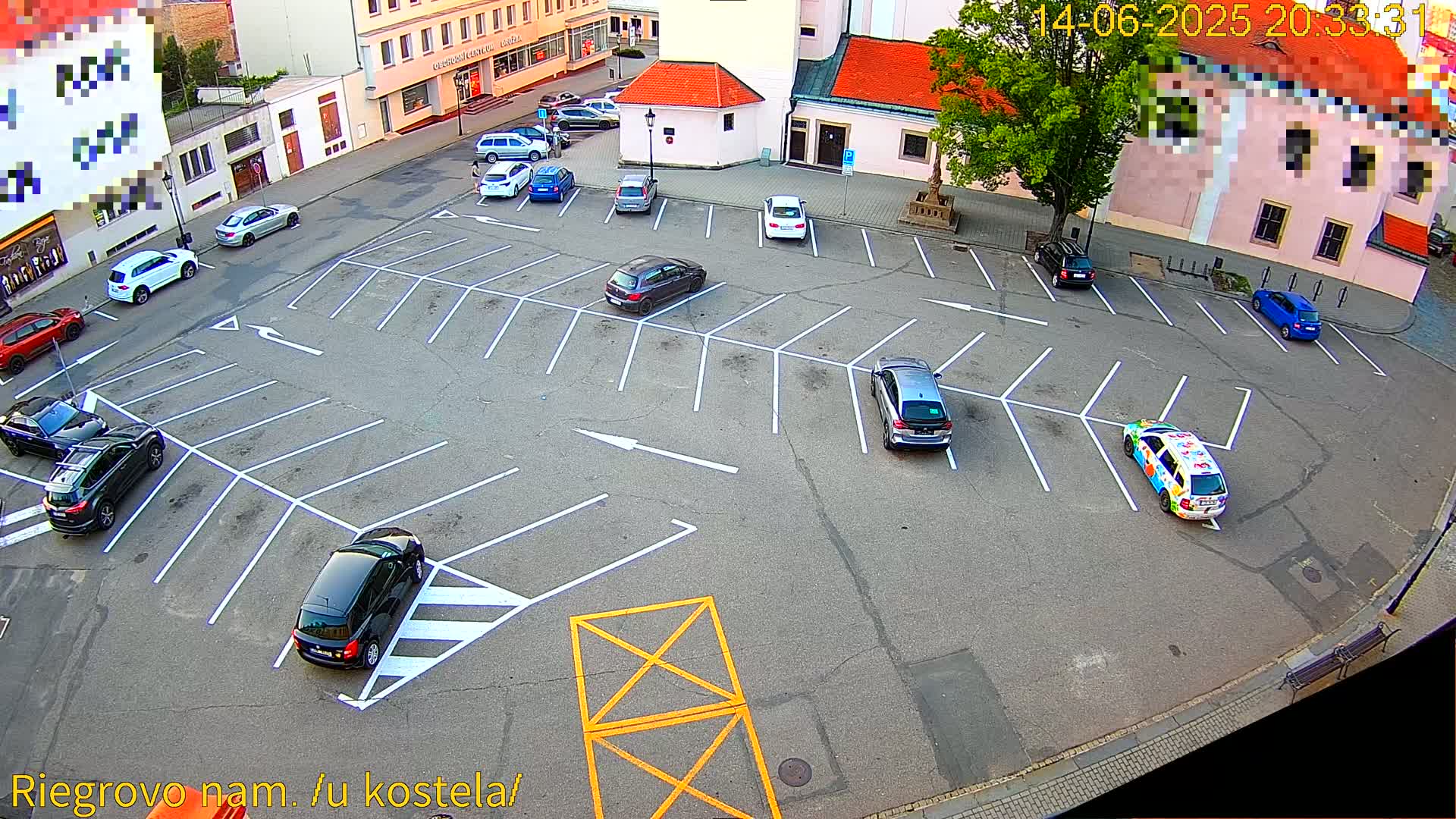 Kroměříž - Riegrovo Náměstí (Rieger Square) Live Cam - Kromeriz, Zlin, Czechia
