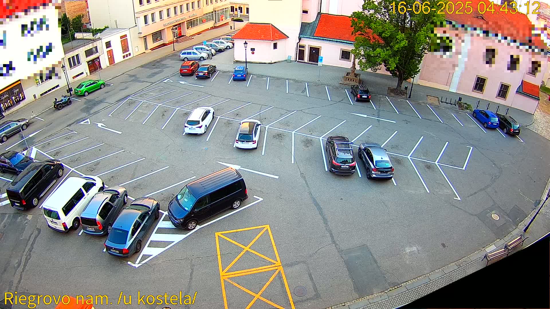 Kroměříž - Riegrovo Náměstí (Rieger Square) Live Cam - Kromeriz, Zlin, Czechia