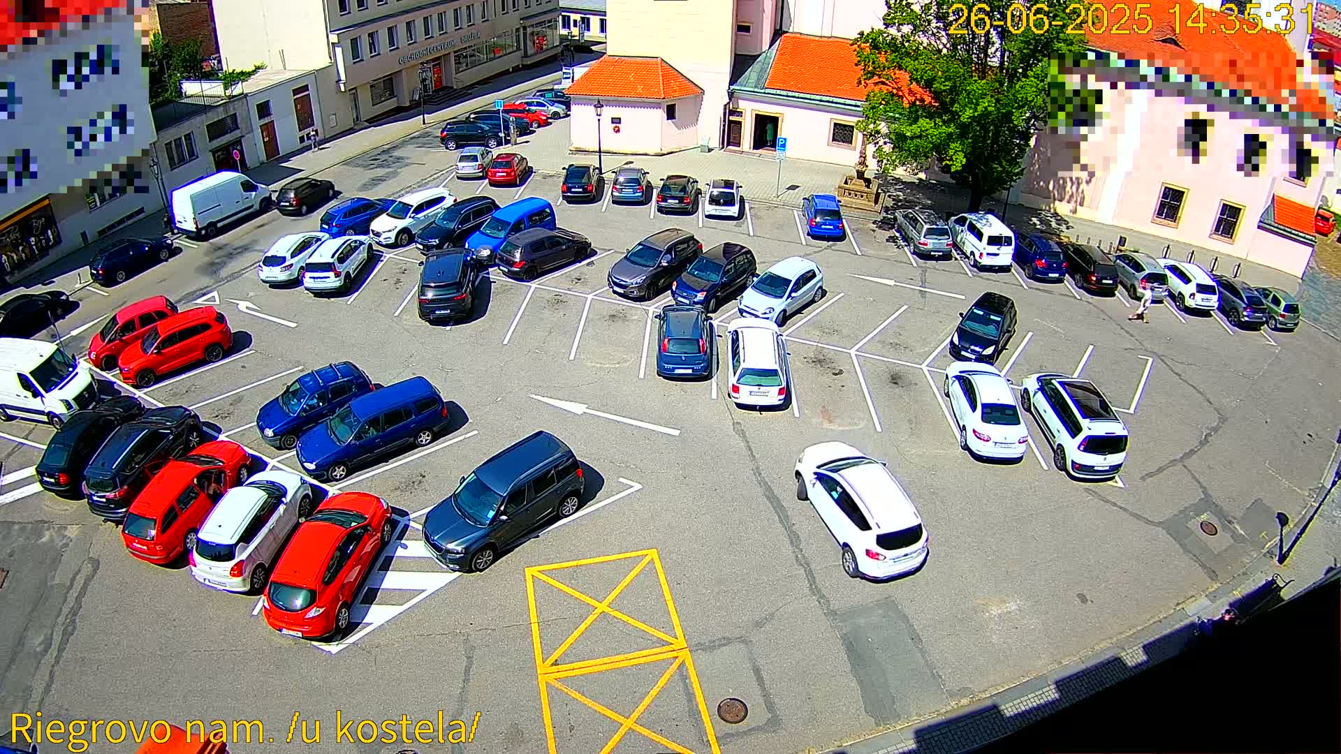 Kroměříž - Riegrovo Náměstí (Rieger Square) Live Cam - Kromeriz, Zlin, Czechia