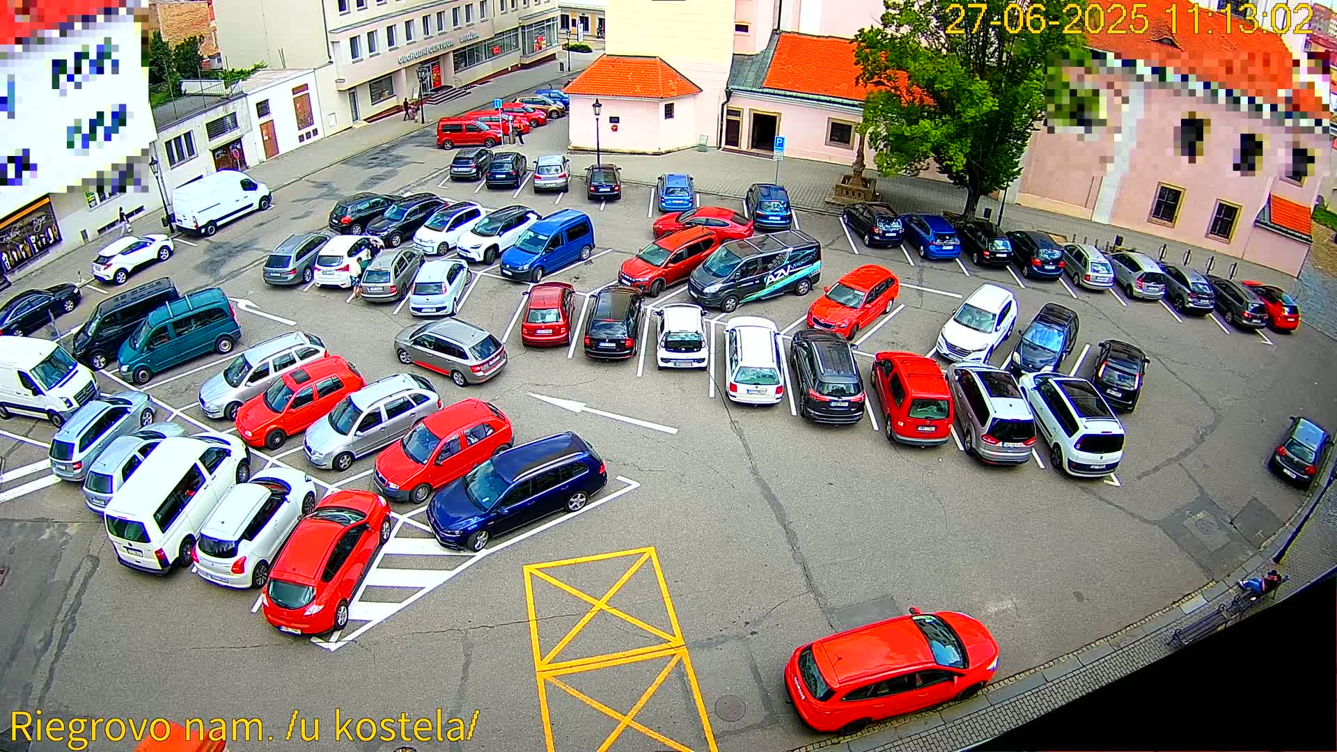 Kroměříž - Riegrovo Náměstí (Rieger Square) Live Cam - Kromeriz, Zlin, Czechia