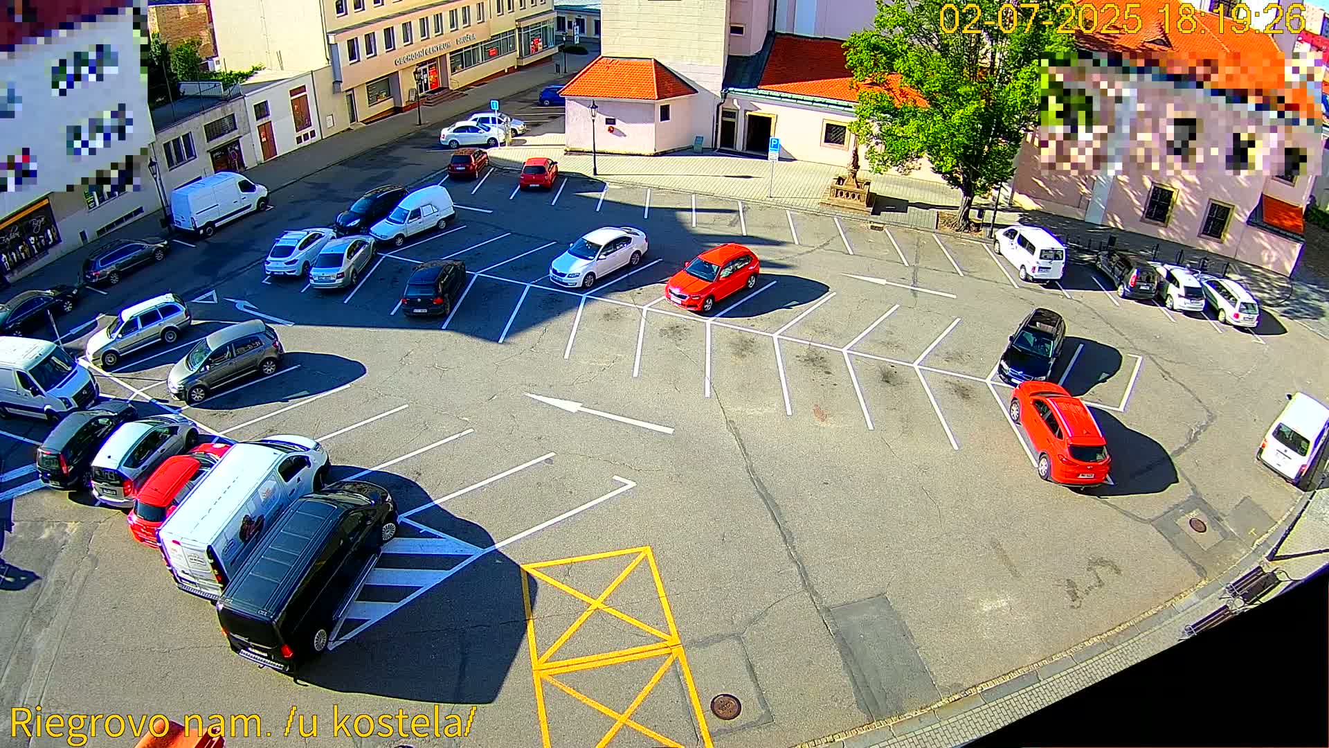 Kroměříž - Riegrovo Náměstí (Rieger Square) Live Cam - Kromeriz, Zlin, Czechia