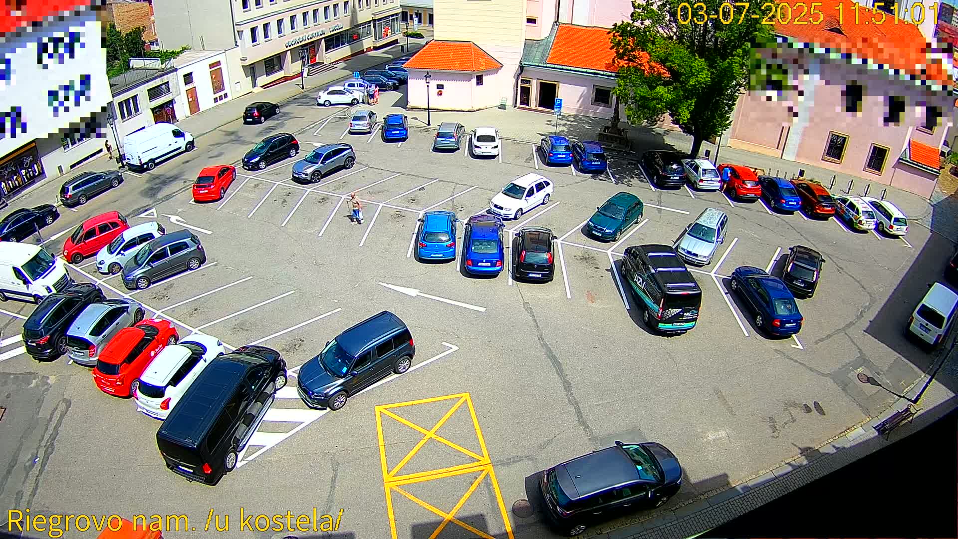 Kroměříž - Riegrovo Náměstí (Rieger Square) Live Cam - Kromeriz, Zlin, Czechia