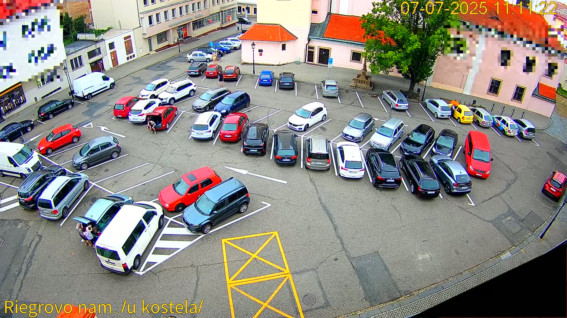 Kroměříž - Riegrovo Náměstí (Rieger Square) Live Cam - Kromeriz, Zlin, Czechia
