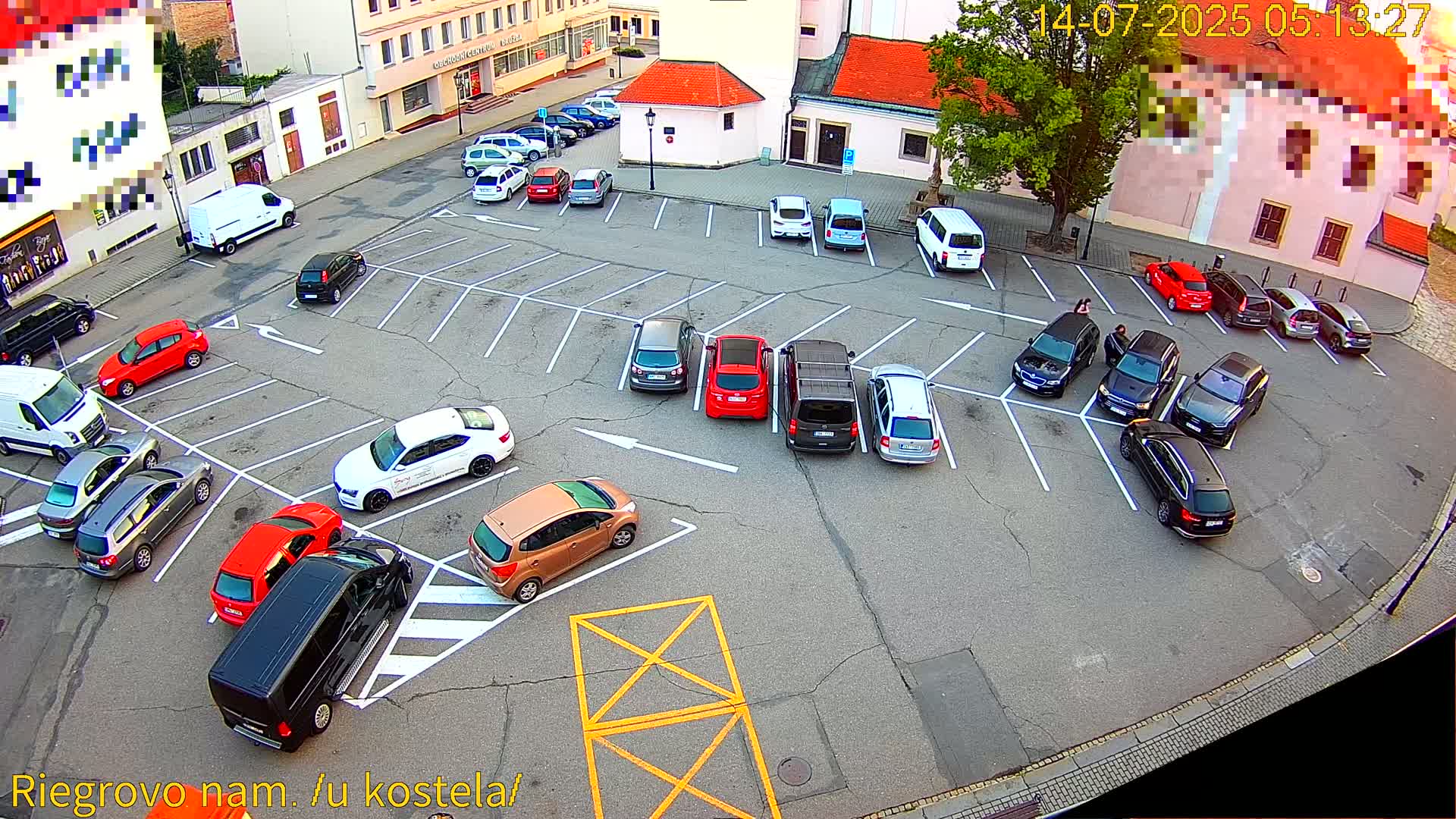 Kroměříž - Riegrovo Náměstí (Rieger Square) Live Cam - Kromeriz, Zlin, Czechia