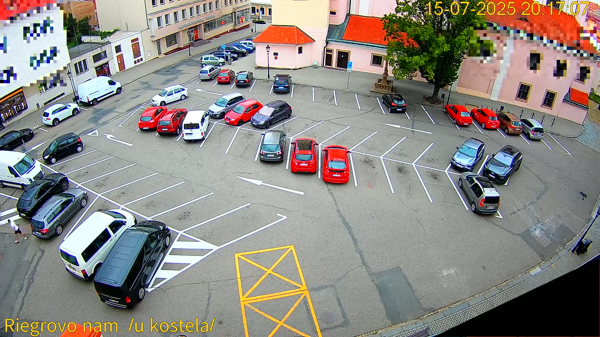 Kroměříž - Riegrovo Náměstí (Rieger Square) Live Cam - Kromeriz, Zlin, Czechia