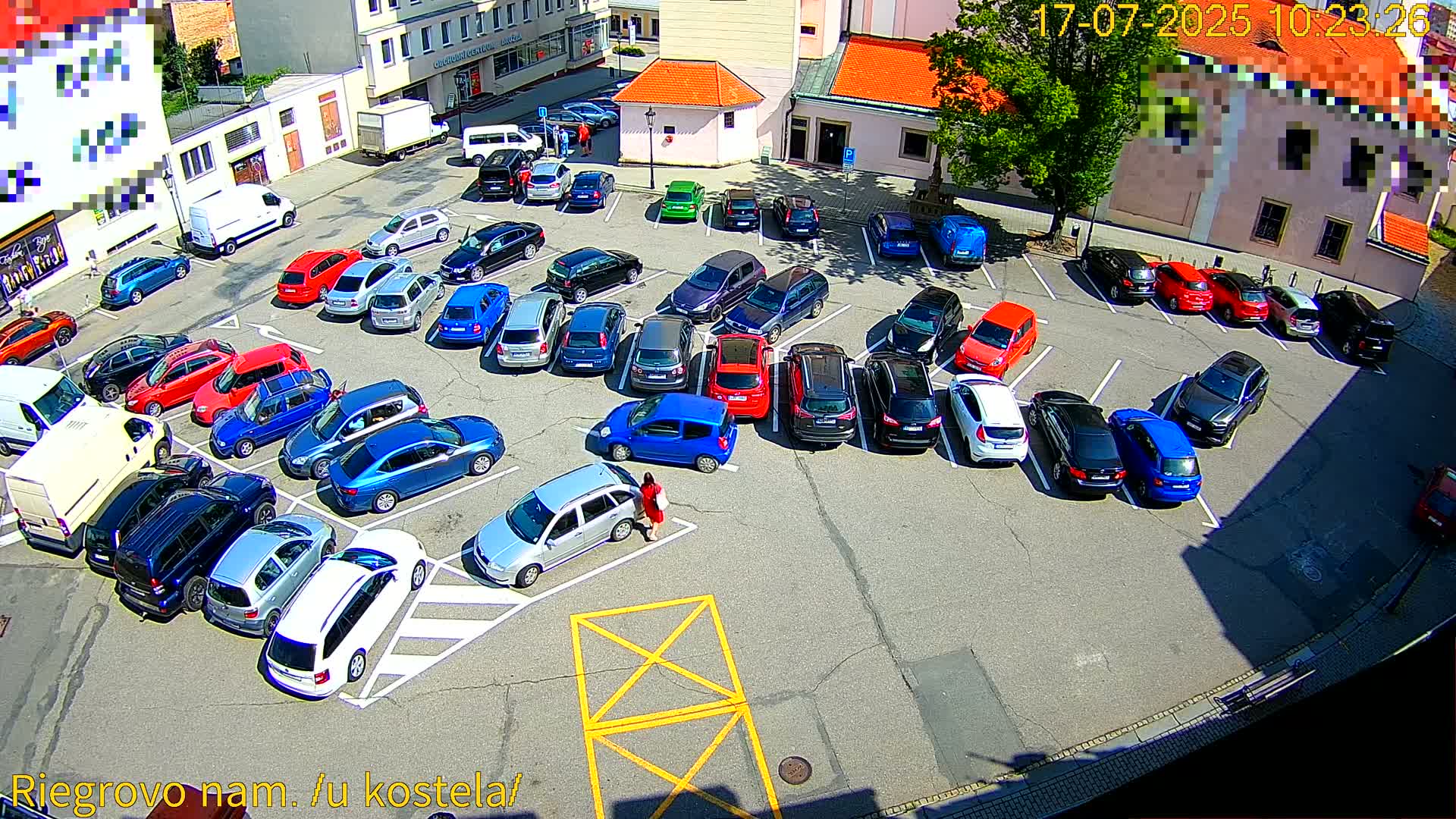 Kroměříž - Riegrovo Náměstí (Rieger Square) Live Cam - Kromeriz, Zlin, Czechia