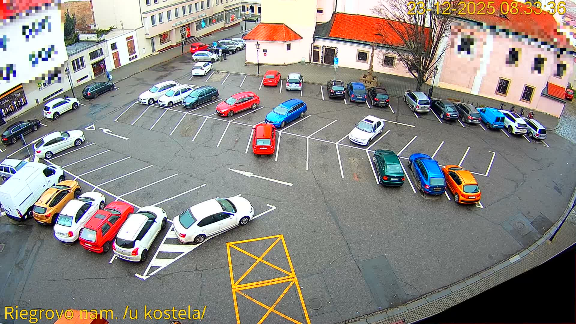 Kroměříž - Riegrovo Náměstí (Rieger Square) Live Cam - Kromeriz, Zlin, Czechia