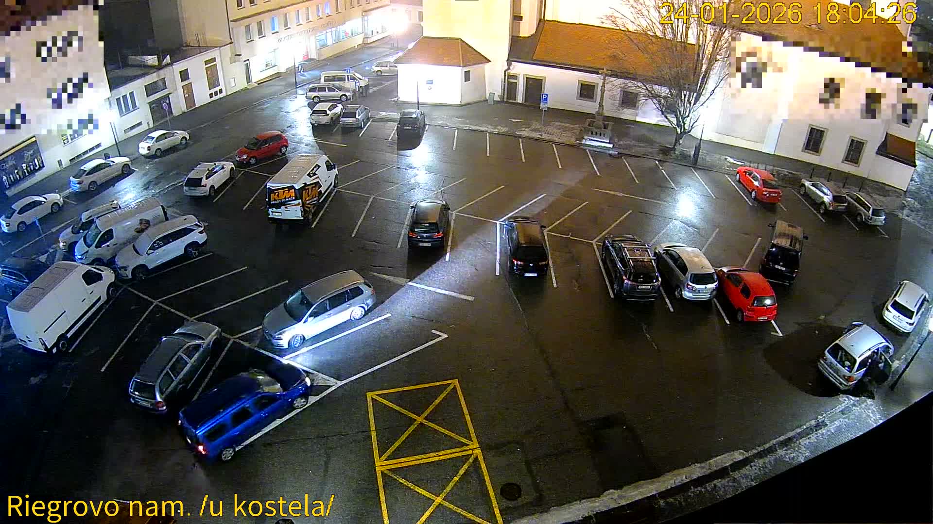 Kroměříž - Riegrovo Náměstí (Rieger Square) Live Cam - Kromeriz, Zlin, Czechia