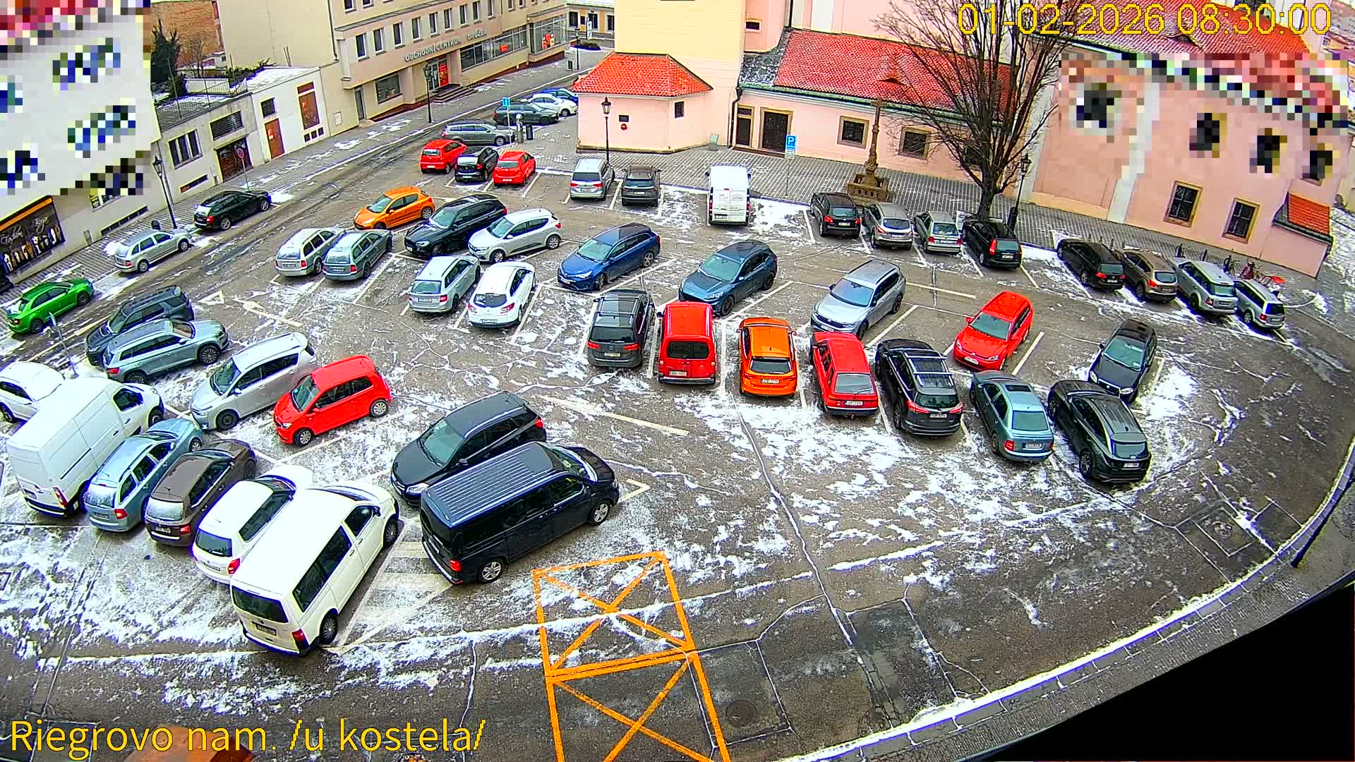 Kroměříž - Riegrovo Náměstí (Rieger Square) Live Cam - Kromeriz, Zlin, Czechia