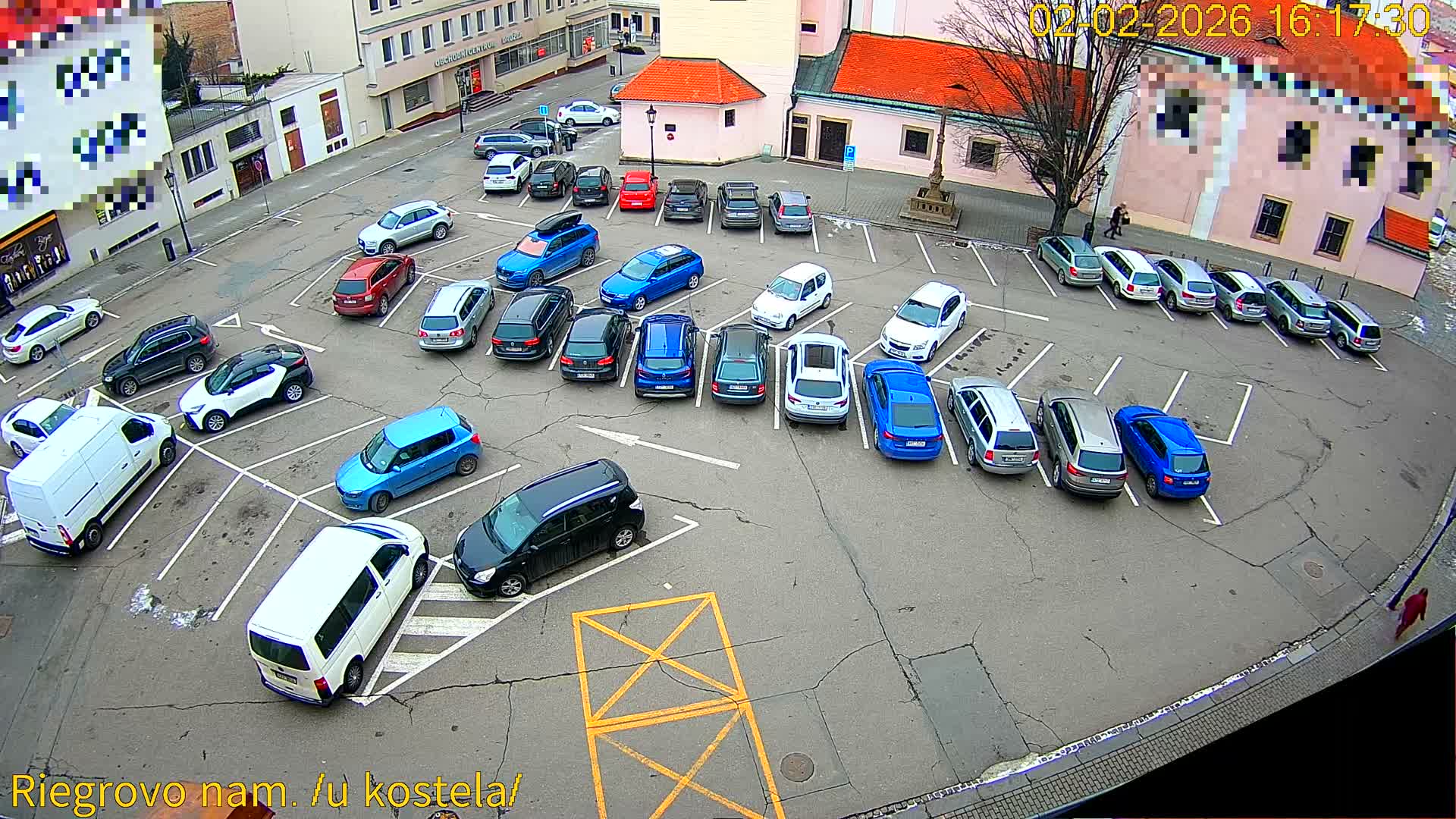 Kroměříž - Riegrovo Náměstí (Rieger Square) Live Cam - Kromeriz, Zlin, Czechia