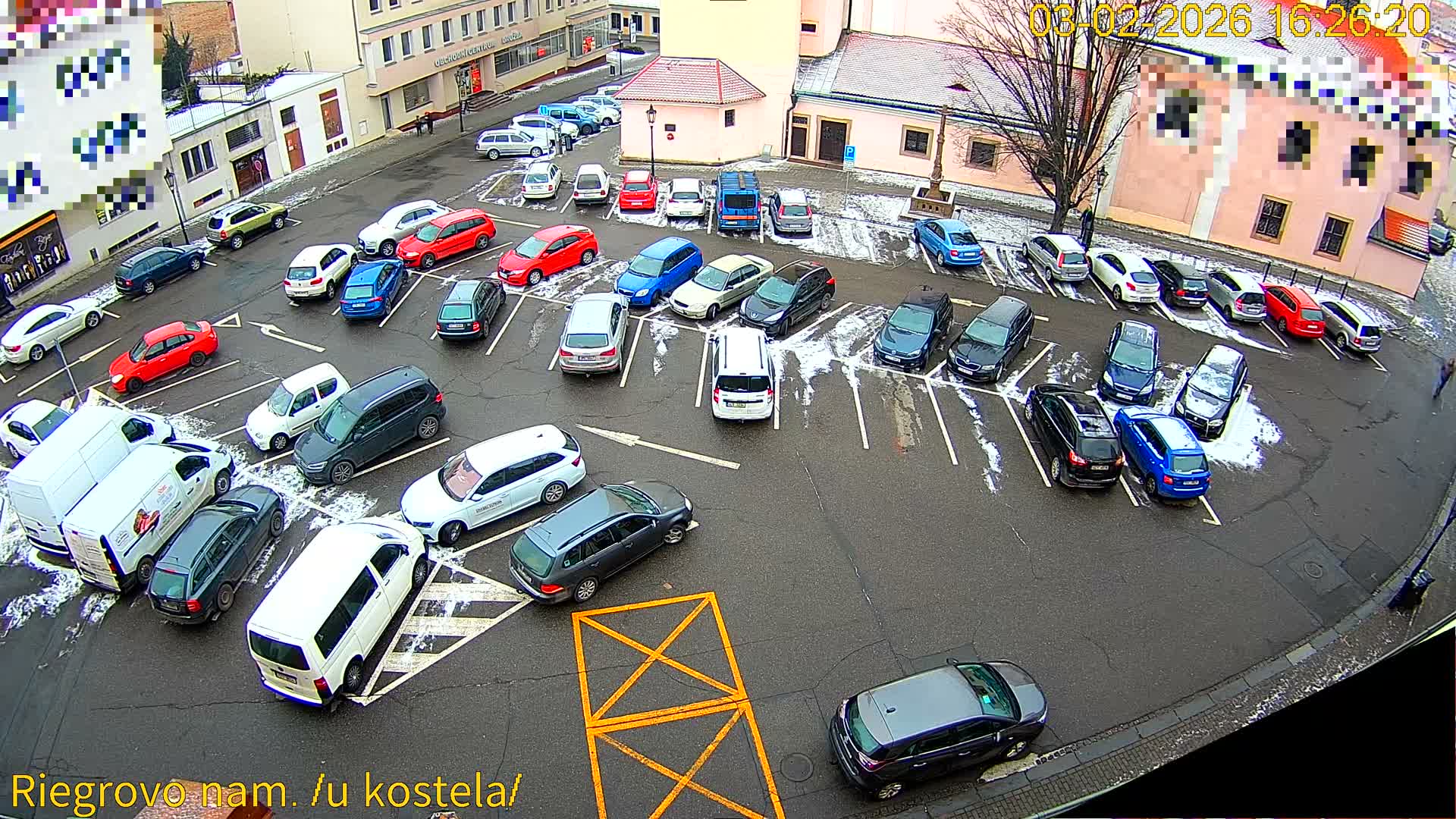 Kroměříž - Riegrovo Náměstí (Rieger Square) Live Cam - Kromeriz, Zlin, Czechia
