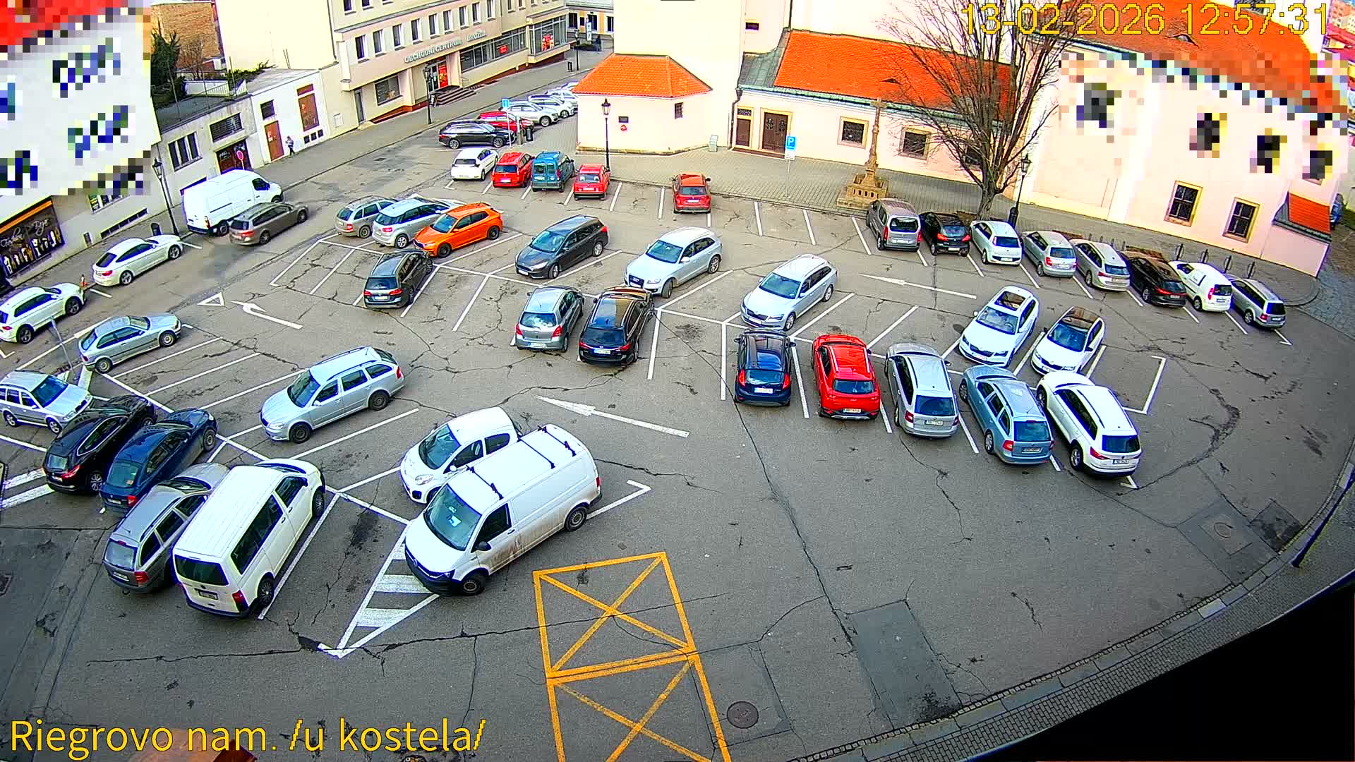 Kroměříž - Riegrovo Náměstí (Rieger Square) Live Cam - Kromeriz, Zlin, Czechia