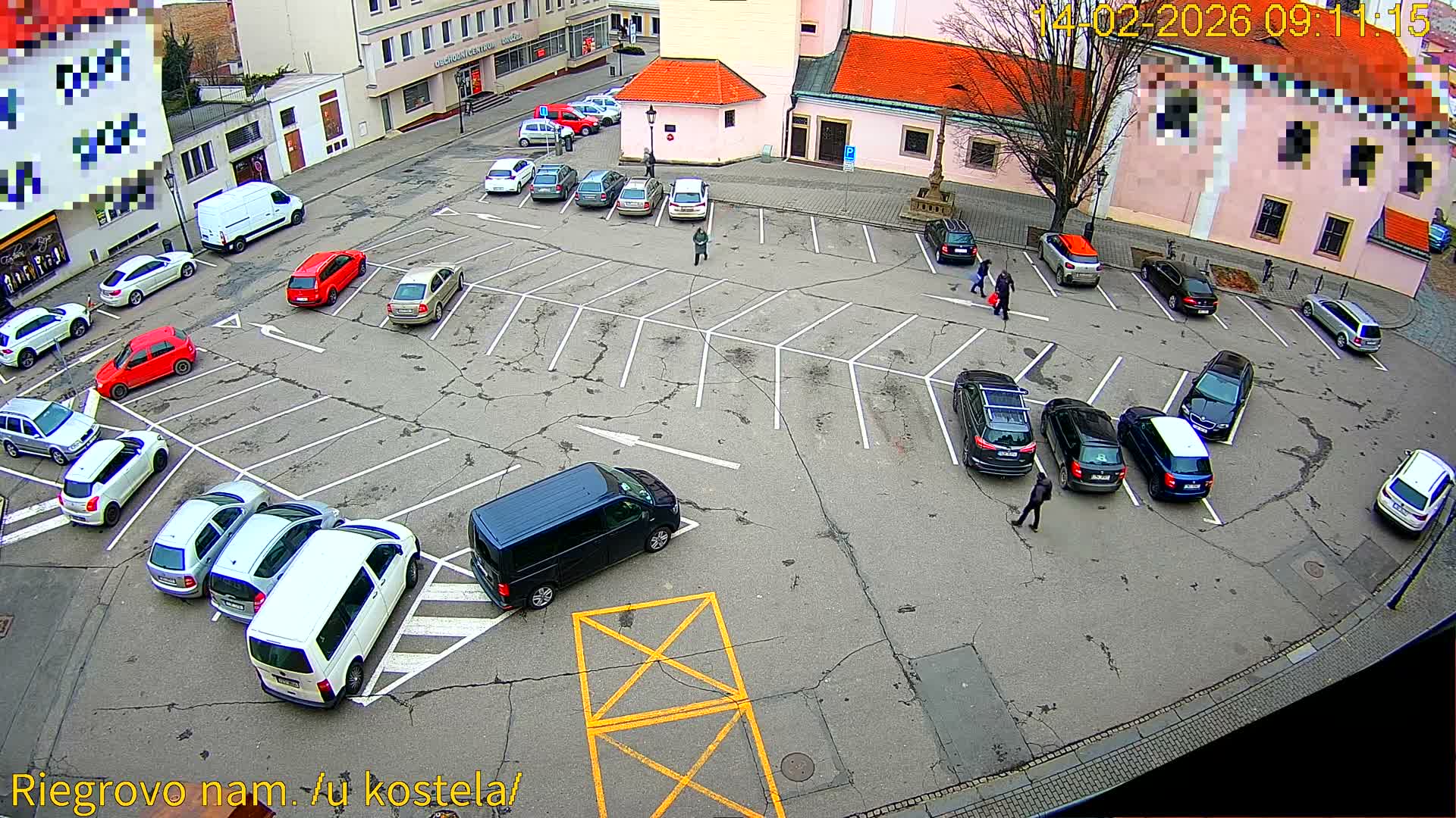 Kroměříž - Riegrovo Náměstí (Rieger Square) Live Cam - Kromeriz, Zlin, Czechia