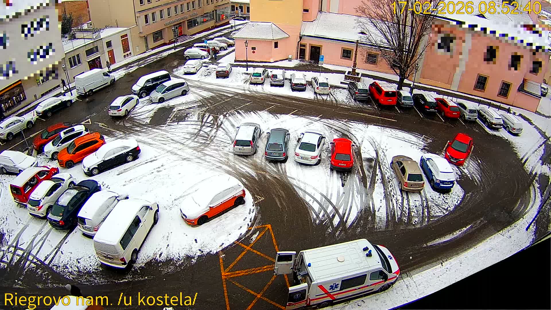 Kroměříž - Riegrovo Náměstí (Rieger Square) Live Cam - Kromeriz, Zlin, Czechia