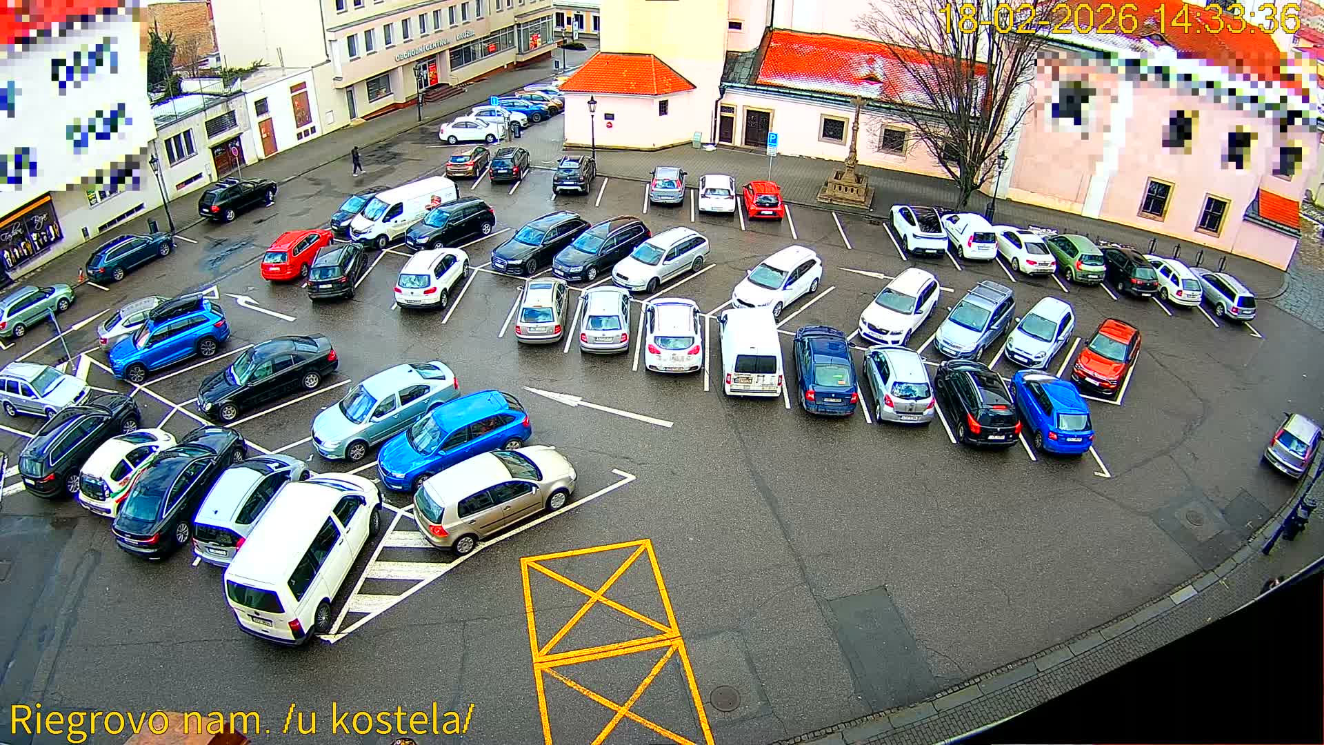 Kroměříž - Riegrovo Náměstí (Rieger Square) Live Cam - Kromeriz, Zlin, Czechia