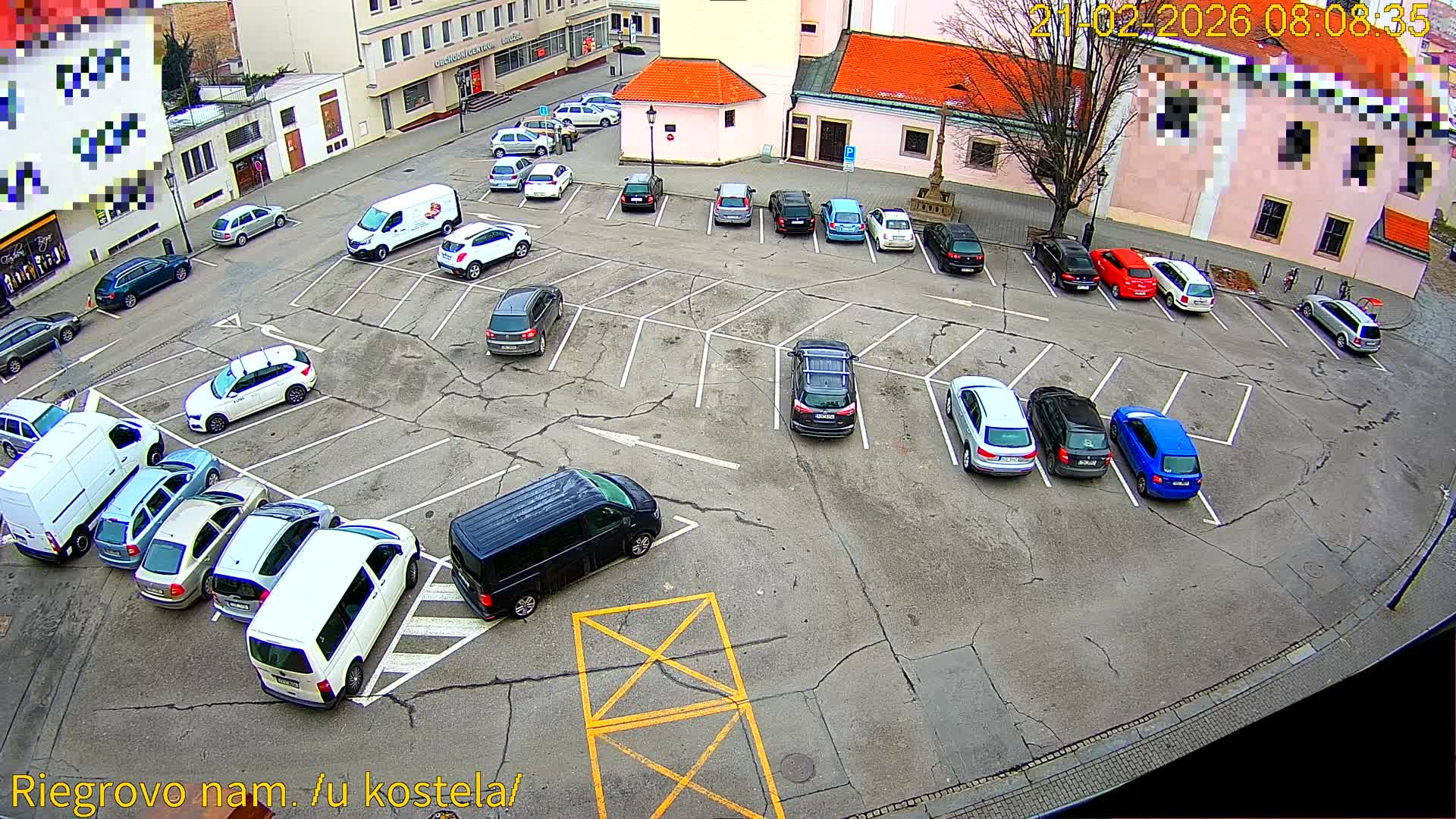 Kroměříž - Riegrovo Náměstí (Rieger Square) Live Cam - Kromeriz, Zlin, Czechia