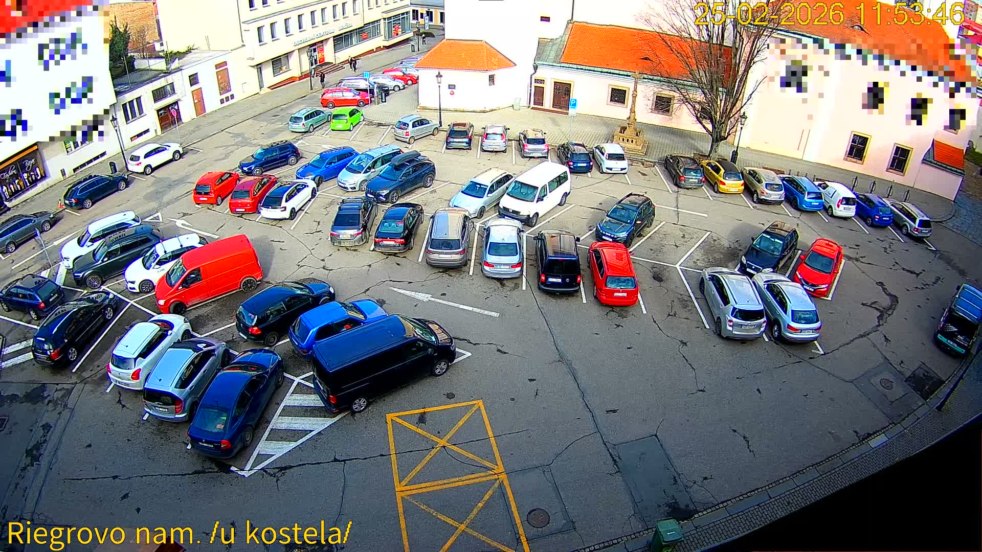 Kroměříž - Riegrovo Náměstí (Rieger Square) Live Cam - Kromeriz, Zlin, Czechia