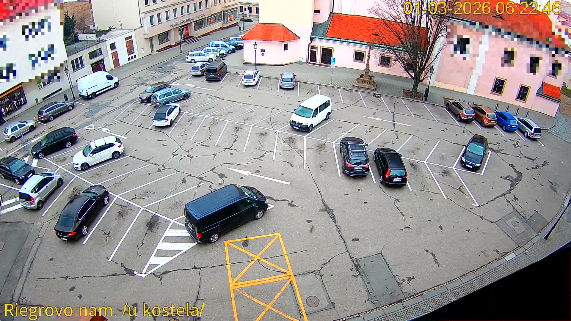 Kroměříž - Riegrovo Náměstí (Rieger Square) Live Cam - Kromeriz, Zlin, Czechia