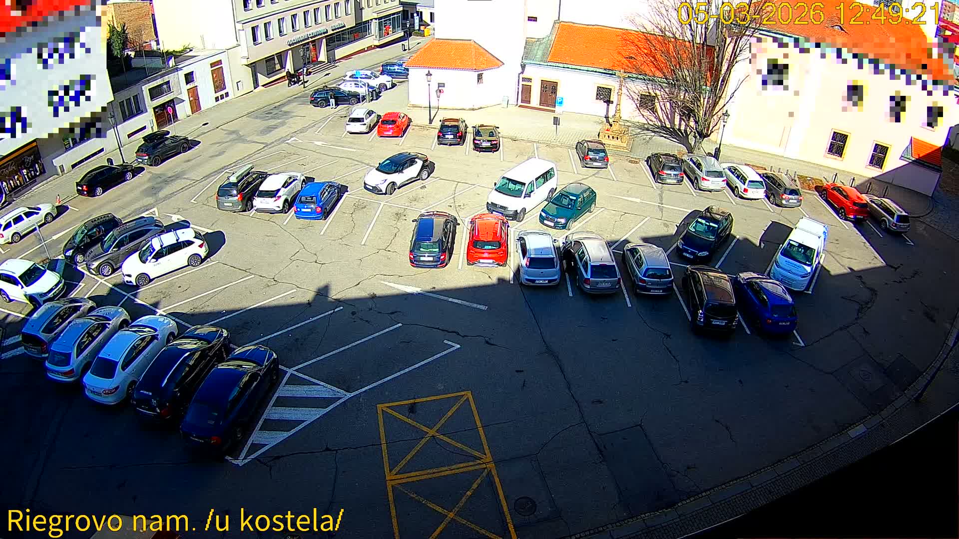 Kroměříž - Riegrovo Náměstí (Rieger Square) Live Cam - Kromeriz, Zlin, Czechia