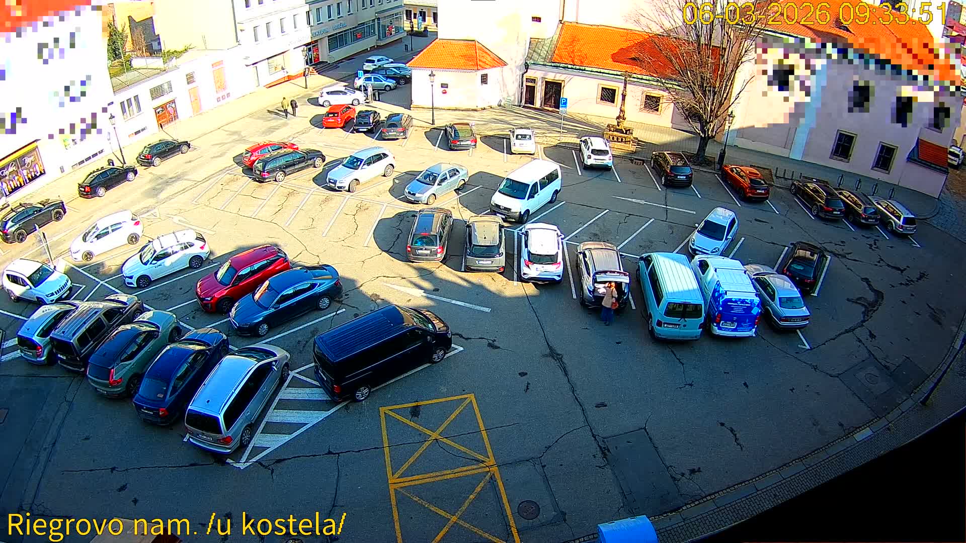 Kroměříž - Riegrovo Náměstí (Rieger Square) Live Cam - Kromeriz, Zlin, Czechia