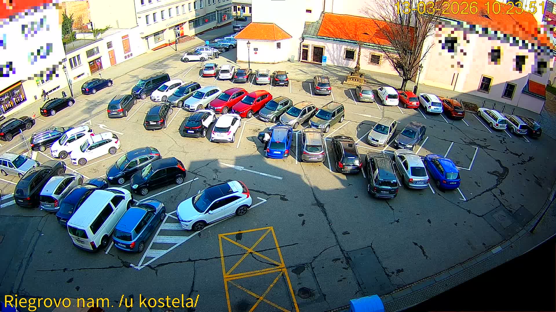 Kroměříž - Riegrovo Náměstí (Rieger Square) Live Cam - Kromeriz, Zlin, Czechia