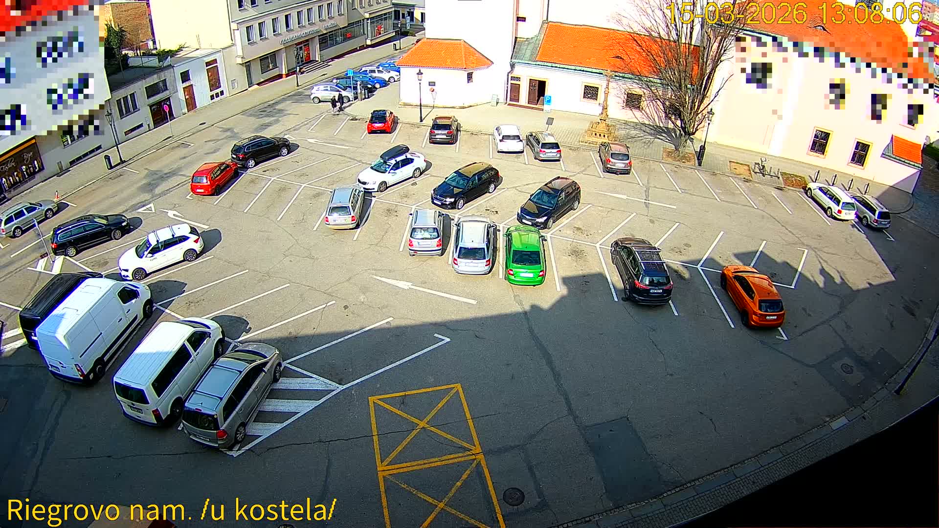Kroměříž - Riegrovo Náměstí (Rieger Square) Live Cam - Kromeriz, Zlin, Czechia