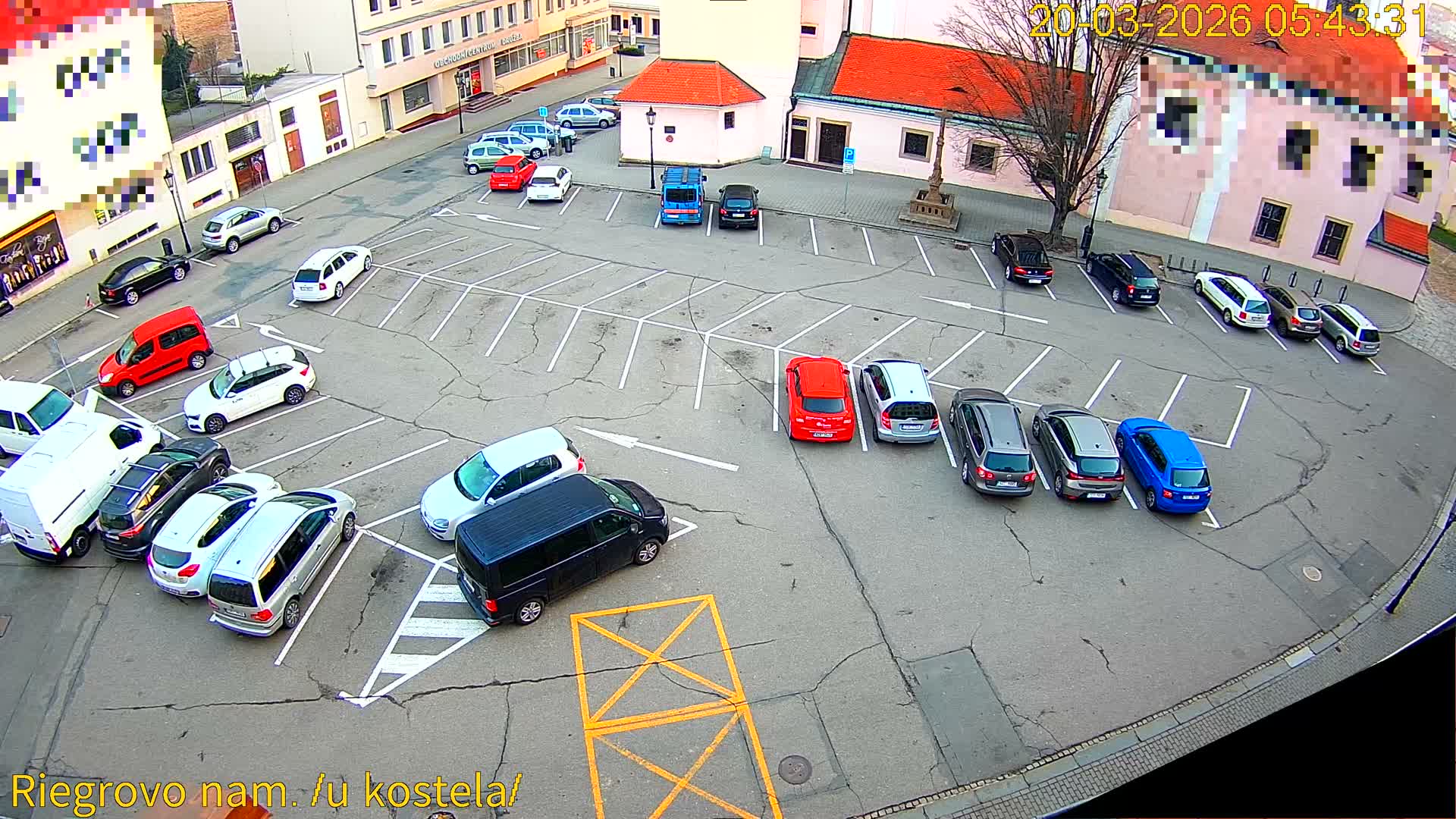 Kroměříž - Riegrovo Náměstí (Rieger Square) Live Cam - Kromeriz, Zlin, Czechia