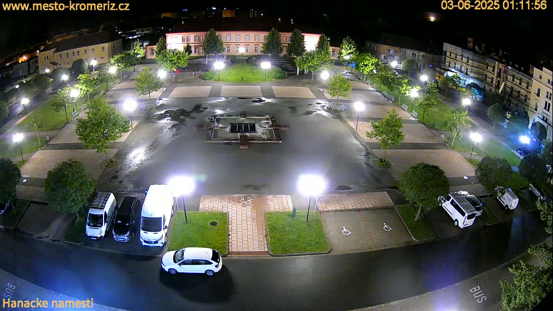 Kroměříž - Hanácké Náměstí Square Live Cam - Kromeriz, Zlin, Czechia