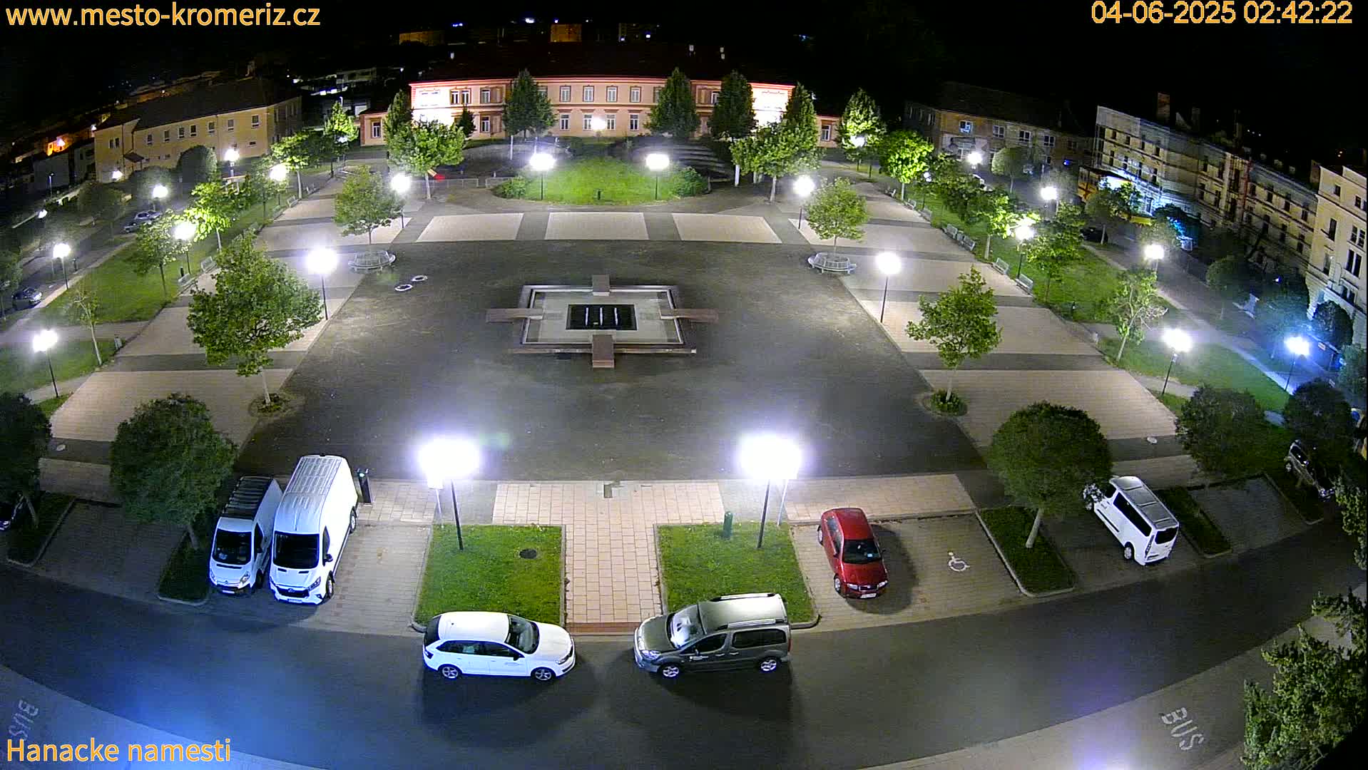 Kroměříž - Hanácké Náměstí Square Live Cam - Kromeriz, Zlin, Czechia