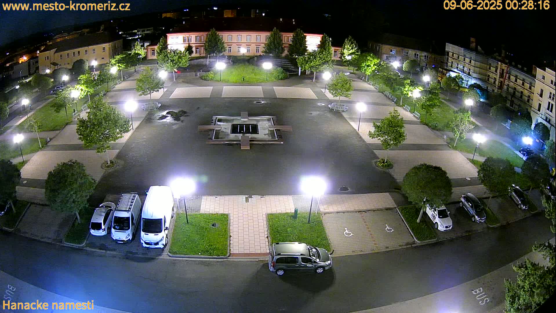 Kroměříž - Hanácké Náměstí Square Live Cam - Kromeriz, Zlin, Czechia