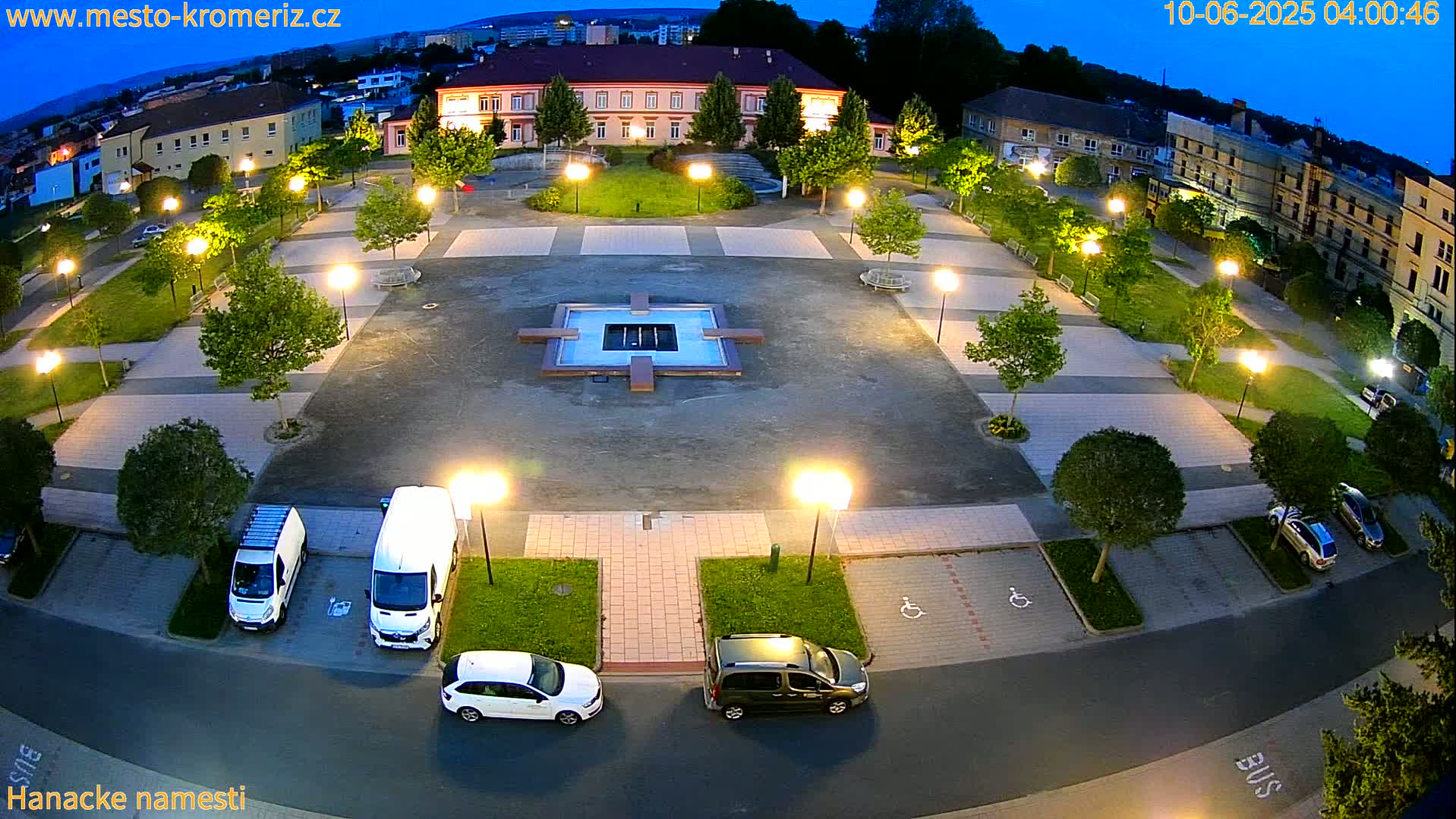 Kroměříž - Hanácké Náměstí Square Live Cam - Kromeriz, Zlin, Czechia