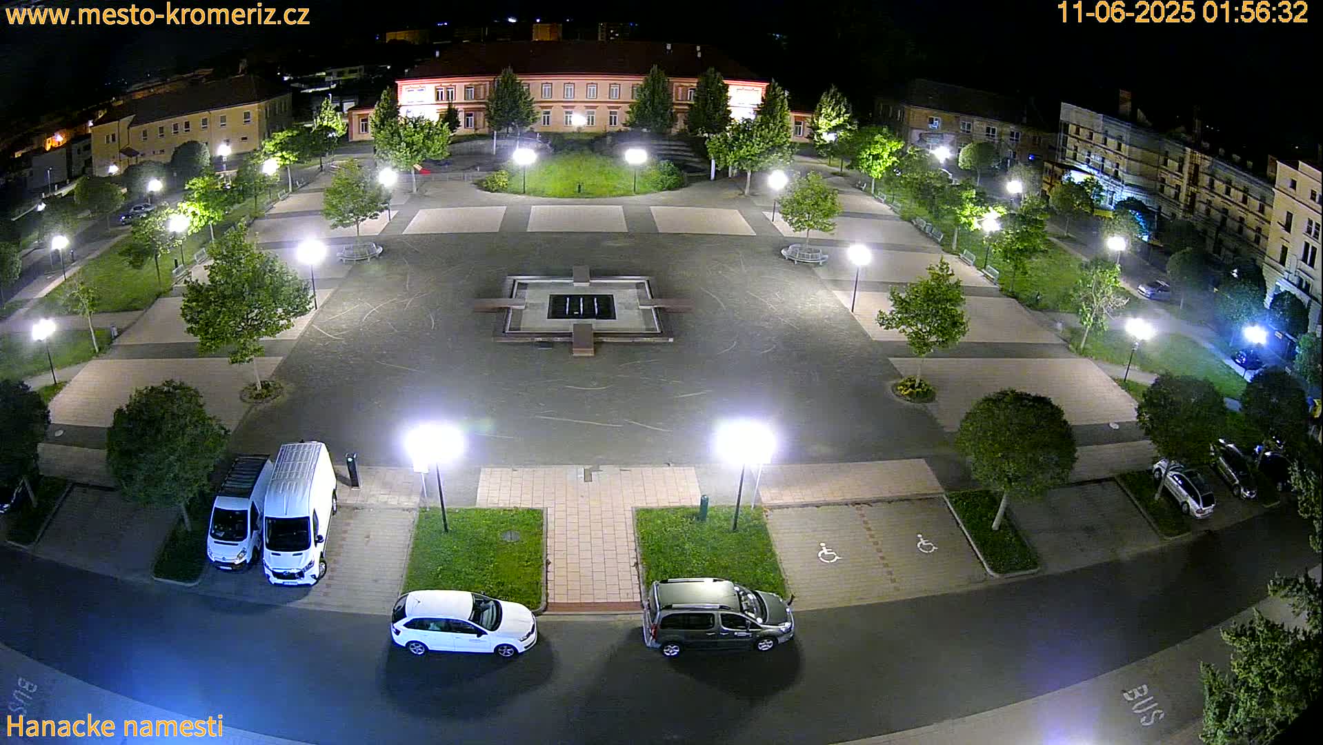 Kroměříž - Hanácké Náměstí Square Live Cam - Kromeriz, Zlin, Czechia