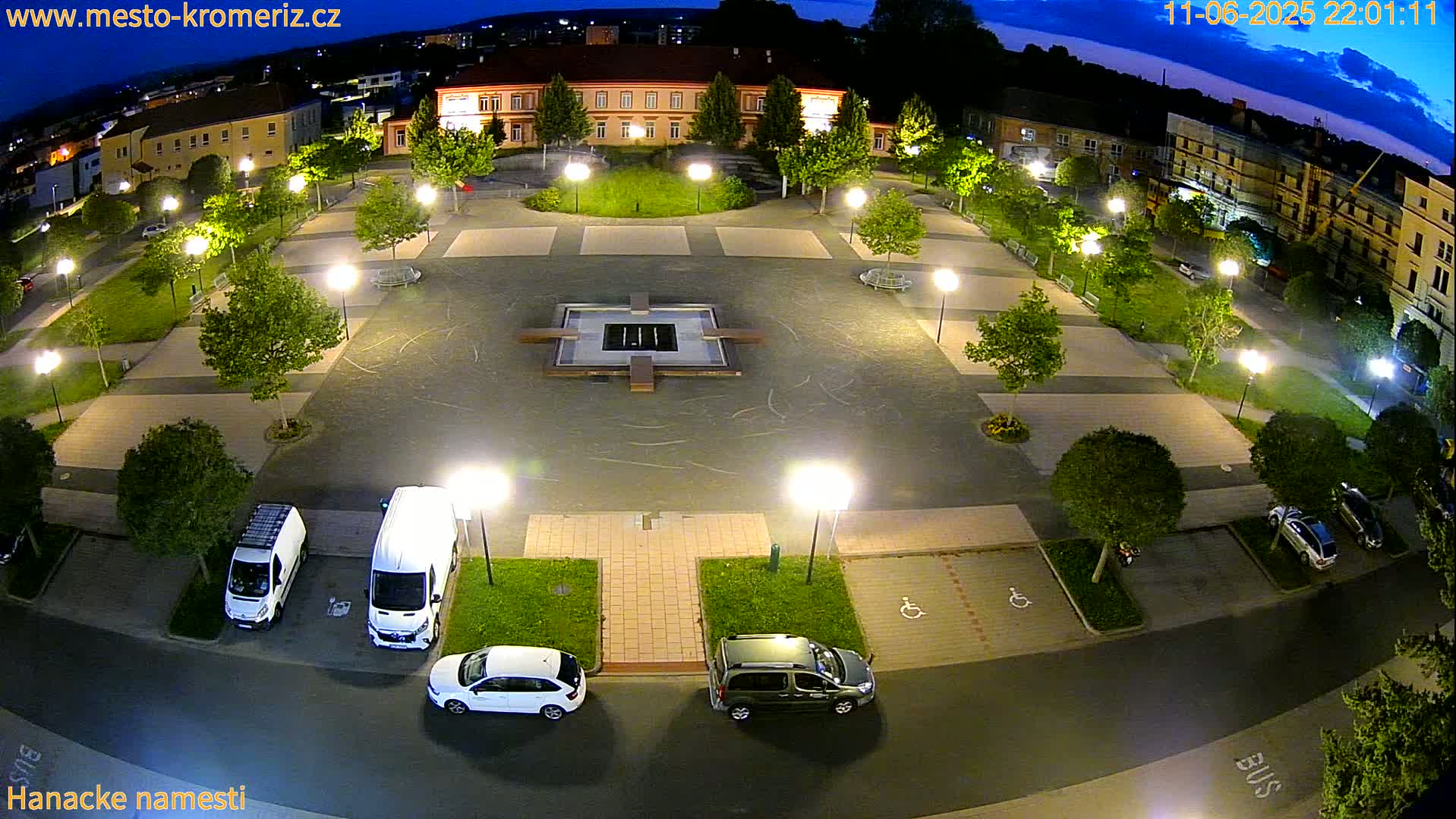 Kroměříž - Hanácké Náměstí Square Live Cam - Kromeriz, Zlin, Czechia