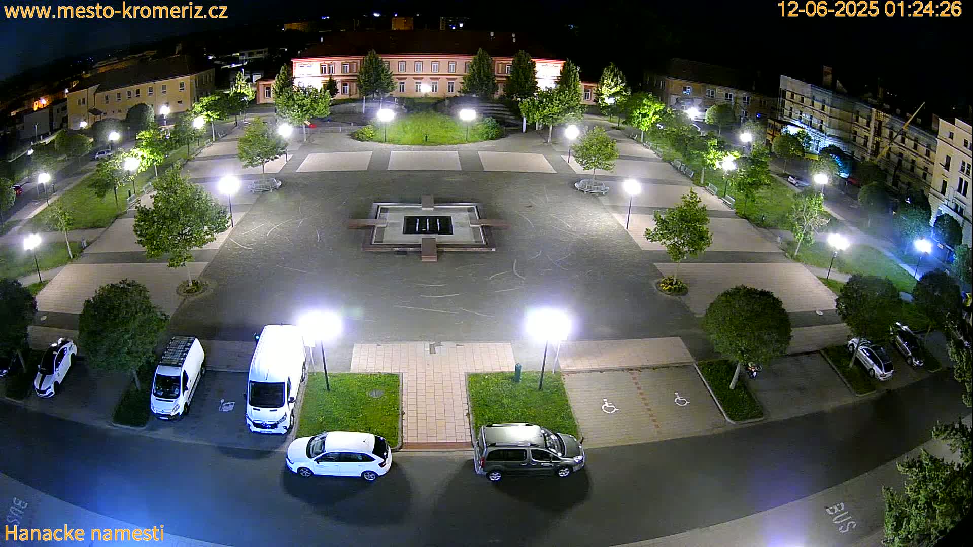 Kroměříž - Hanácké Náměstí Square Live Cam - Kromeriz, Zlin, Czechia