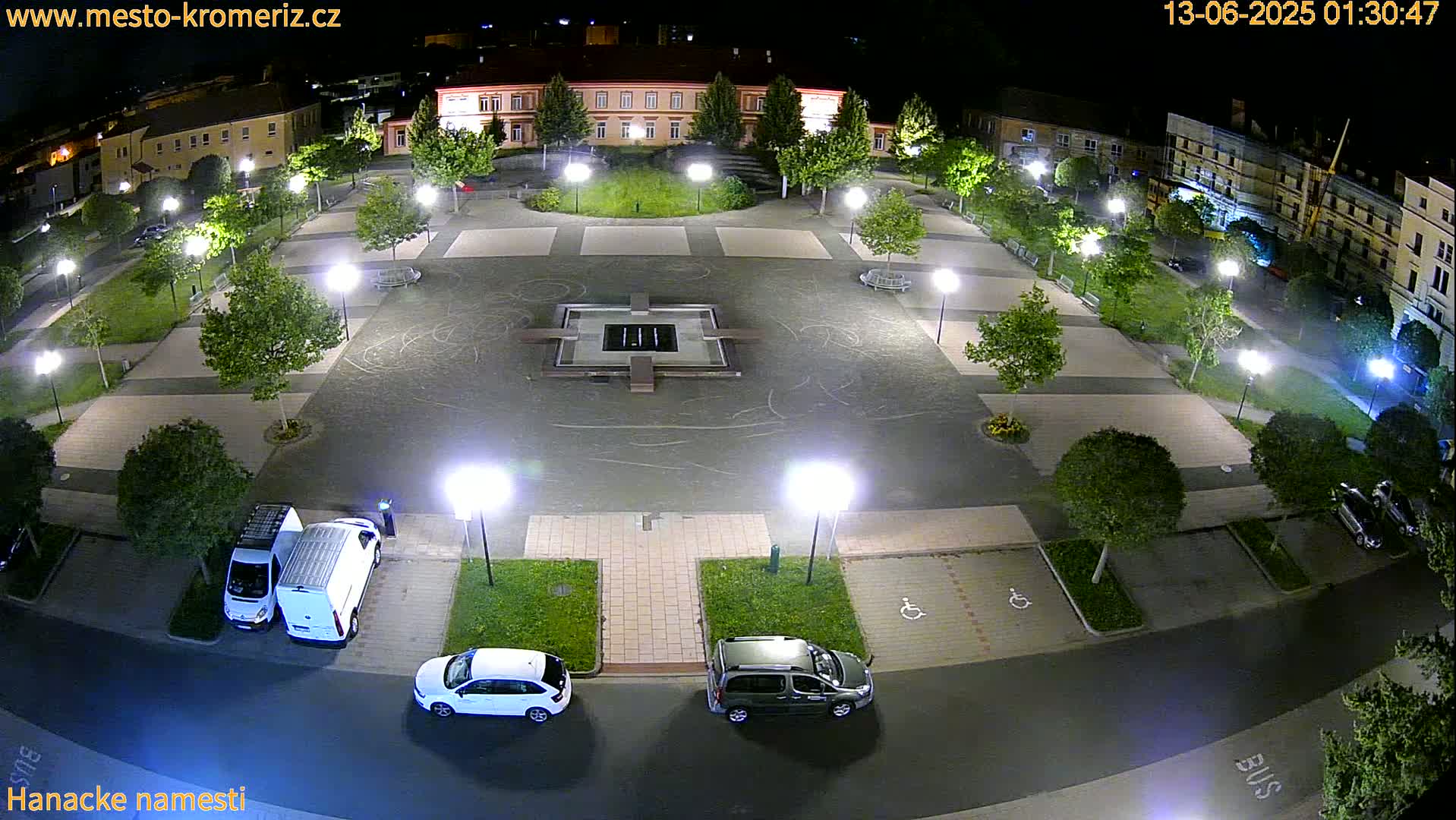 Kroměříž - Hanácké Náměstí Square Live Cam - Kromeriz, Zlin, Czechia