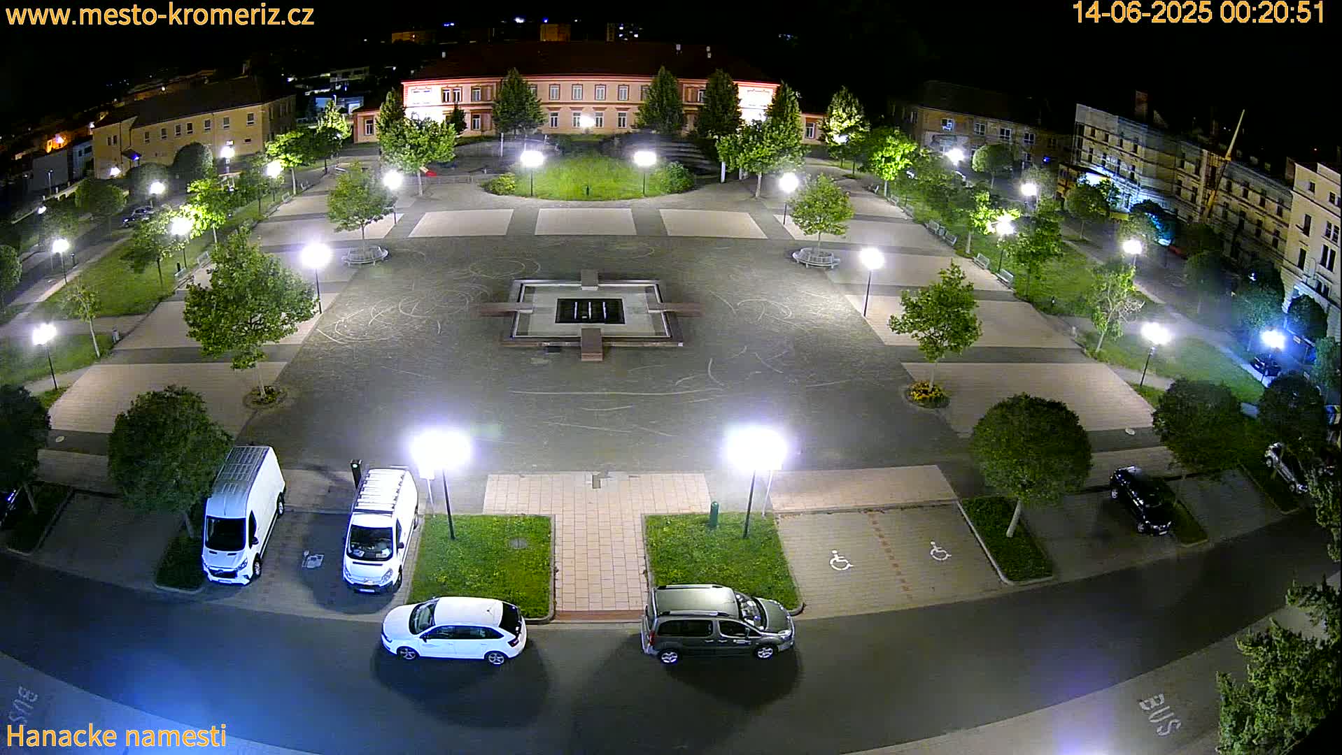 Kroměříž - Hanácké Náměstí Square Live Cam - Kromeriz, Zlin, Czechia