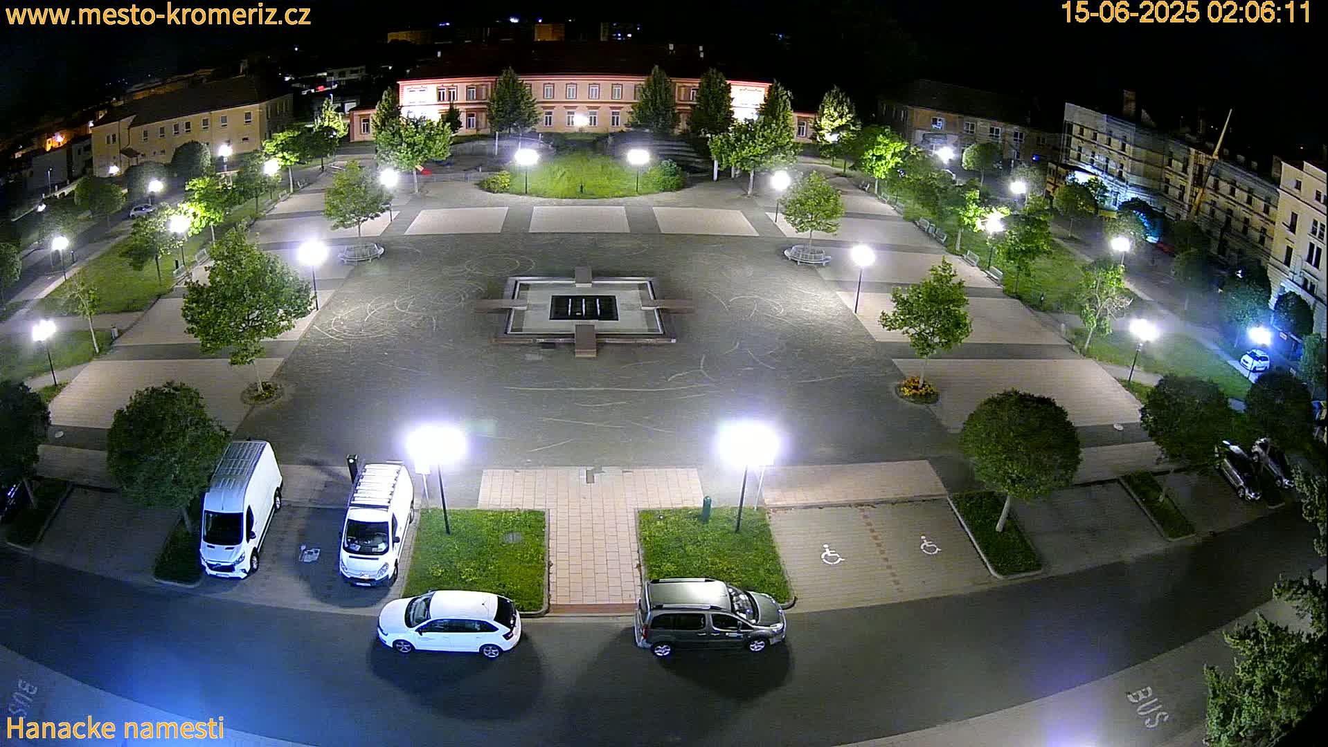 Kroměříž - Hanácké Náměstí Square Live Cam - Kromeriz, Zlin, Czechia