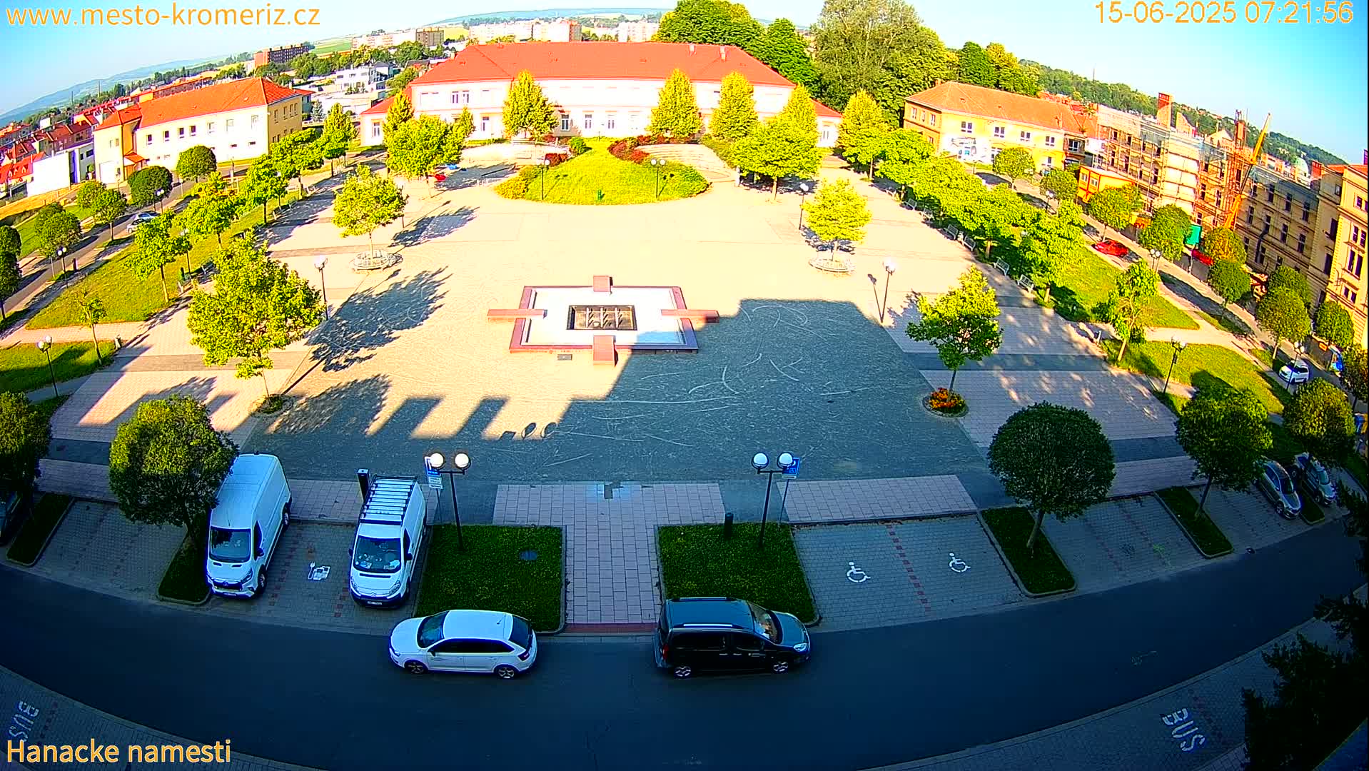 Kroměříž - Hanácké Náměstí Square Live Cam - Kromeriz, Zlin, Czechia