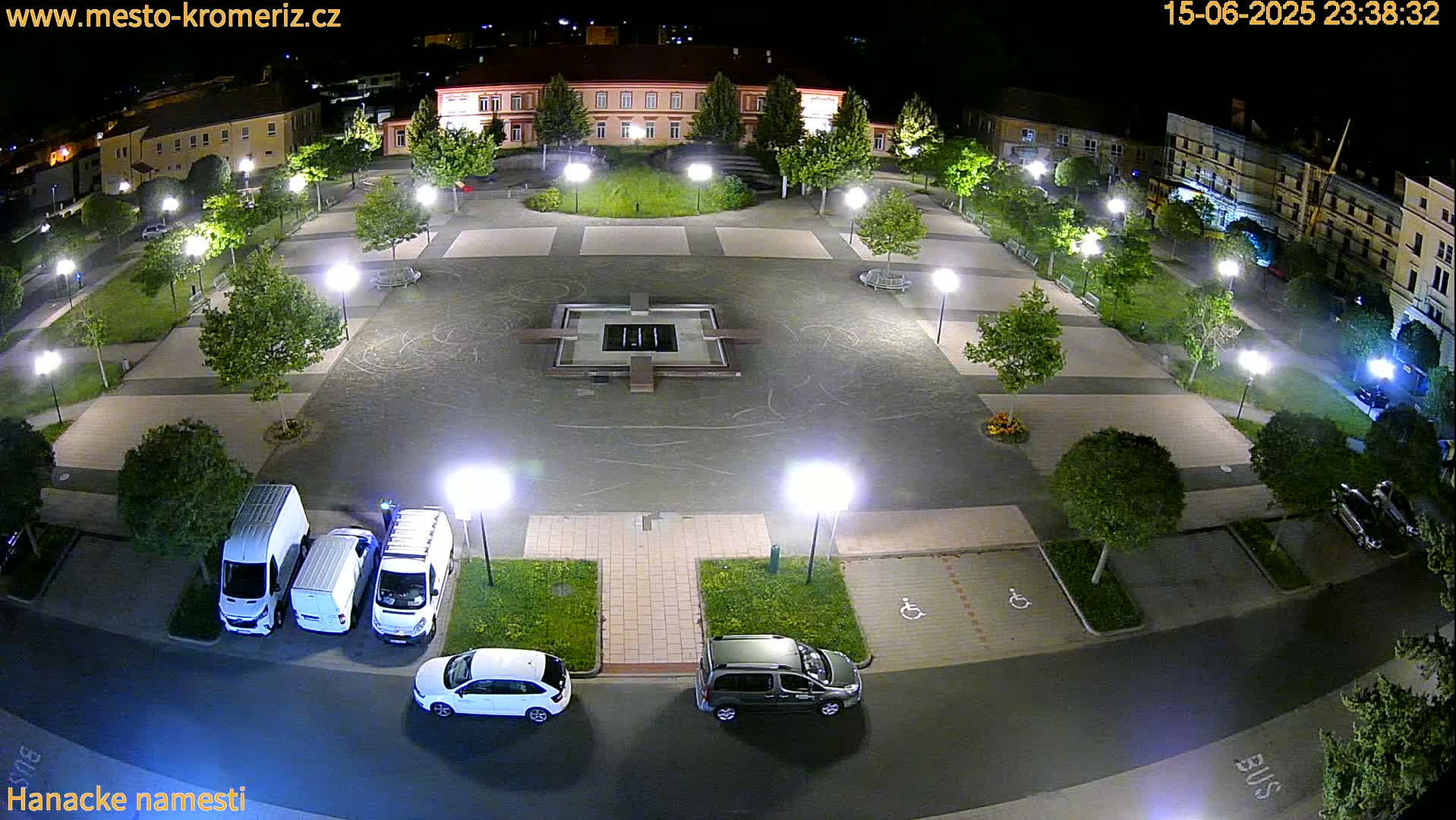 Kroměříž - Hanácké Náměstí Square Live Cam - Kromeriz, Zlin, Czechia