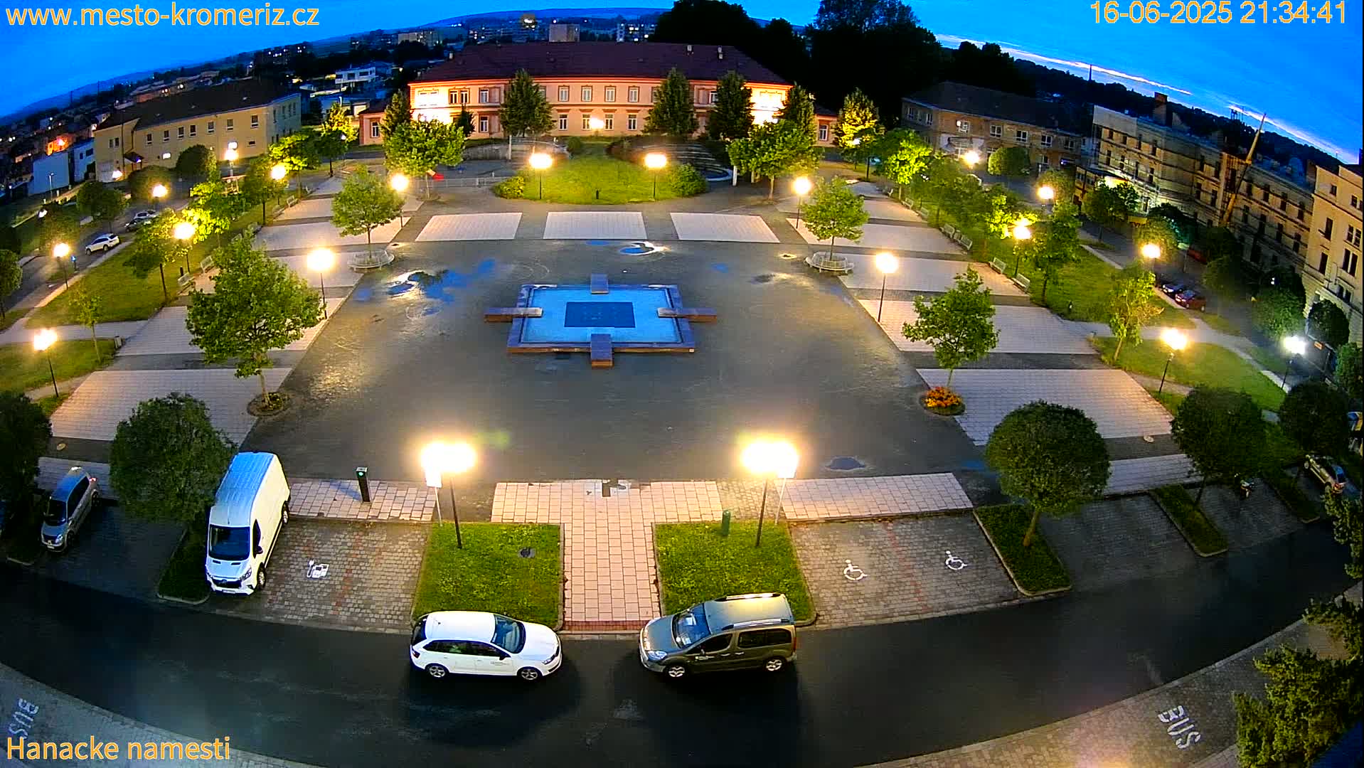 Kroměříž - Hanácké Náměstí Square Live Cam - Kromeriz, Zlin, Czechia
