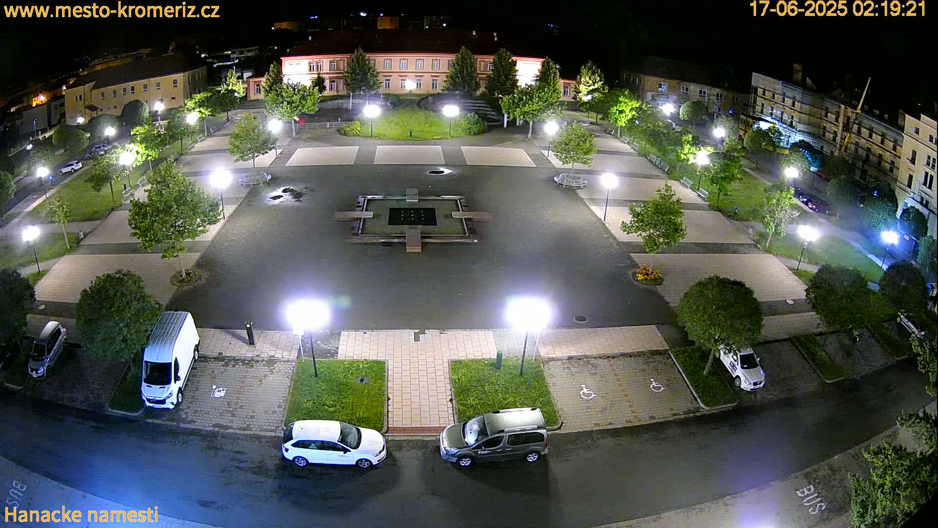 Kroměříž - Hanácké Náměstí Square Live Cam - Kromeriz, Zlin, Czechia