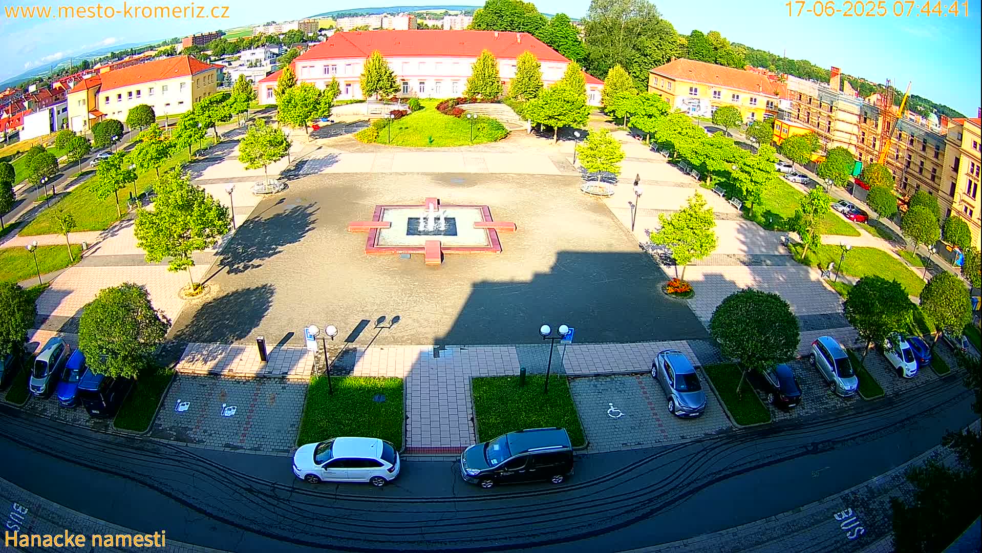 Kroměříž - Hanácké Náměstí Square Live Cam - Kromeriz, Zlin, Czechia