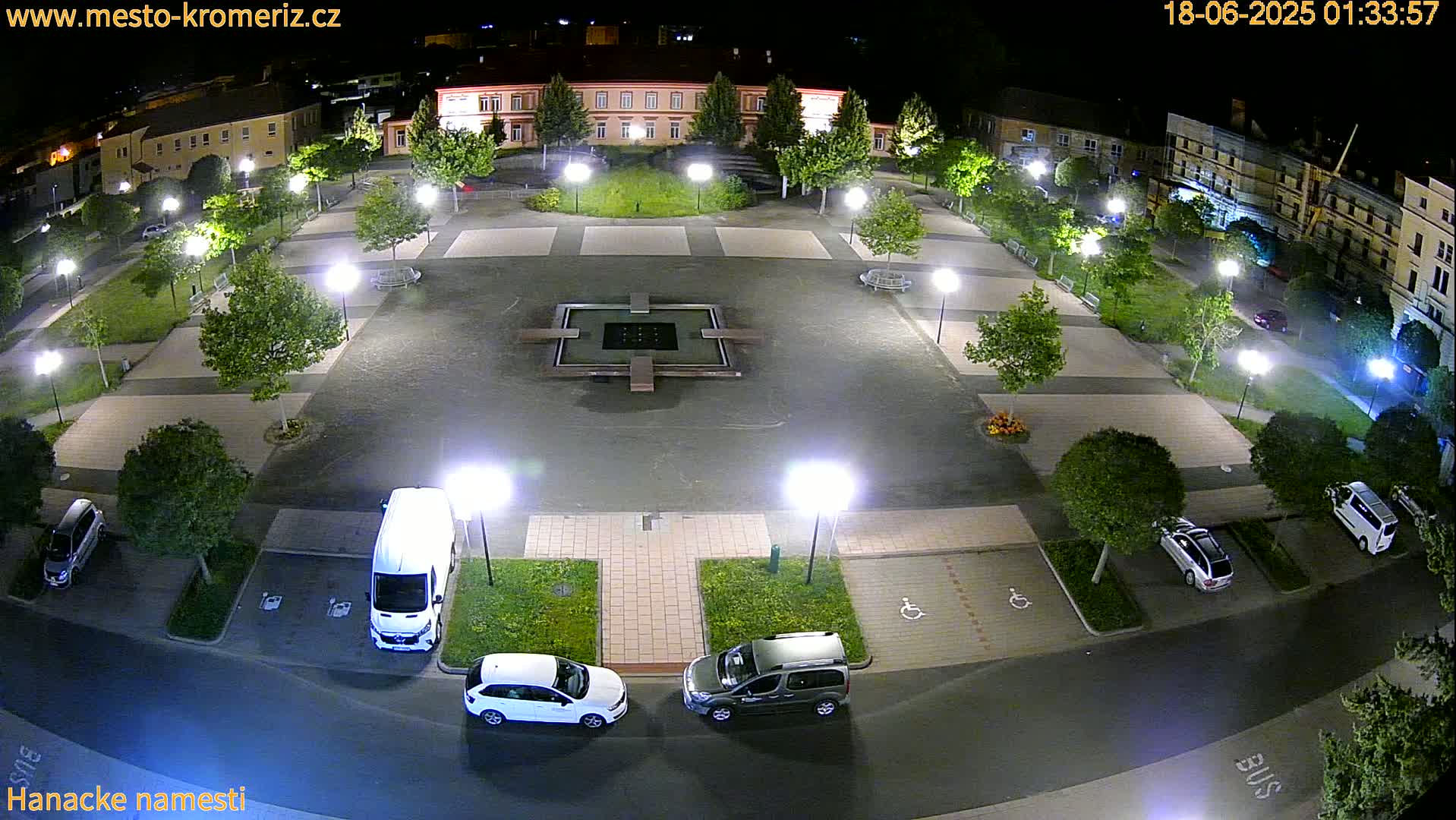 Kroměříž - Hanácké Náměstí Square Live Cam - Kromeriz, Zlin, Czechia