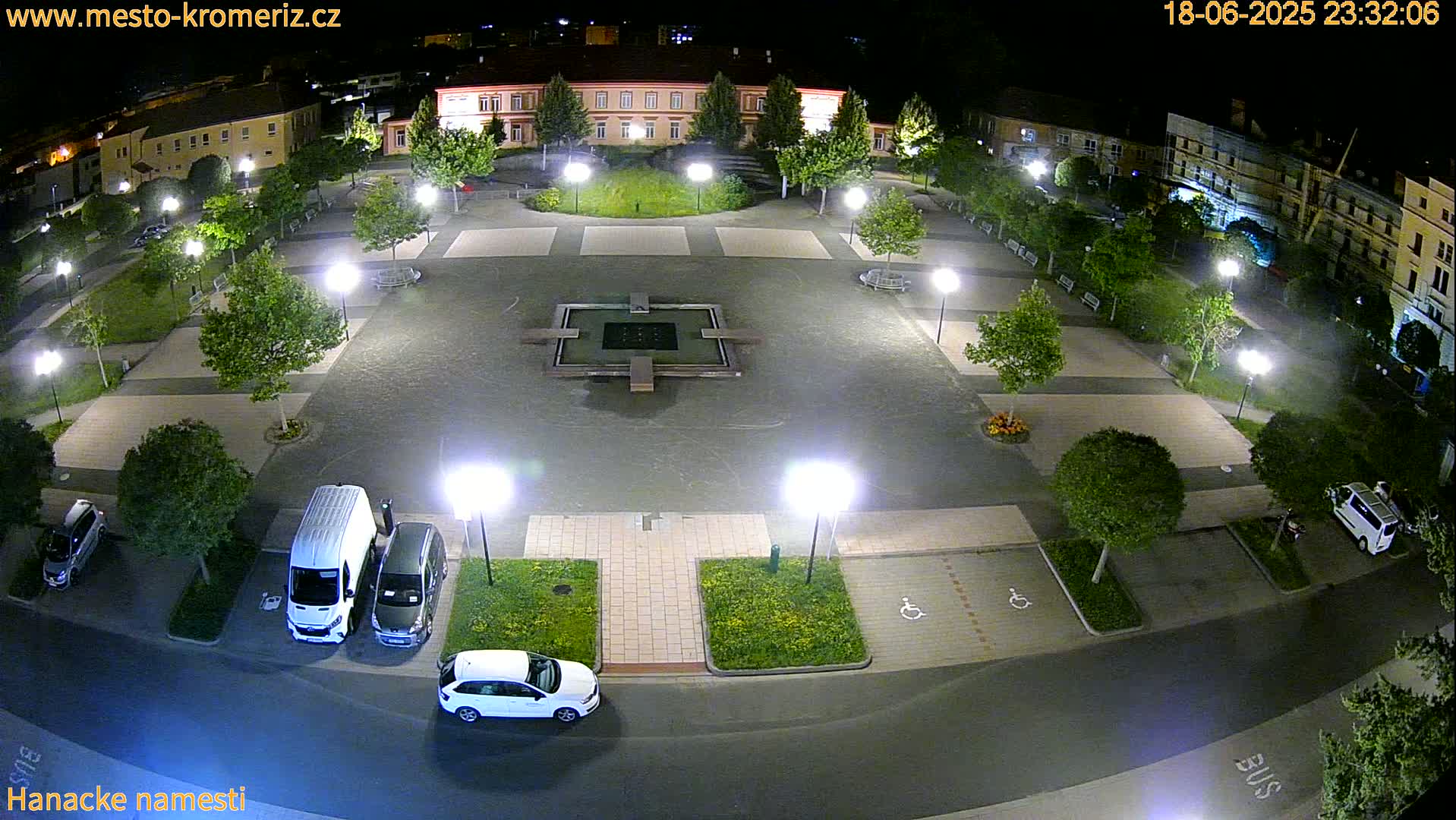 Kroměříž - Hanácké Náměstí Square Live Cam - Kromeriz, Zlin, Czechia