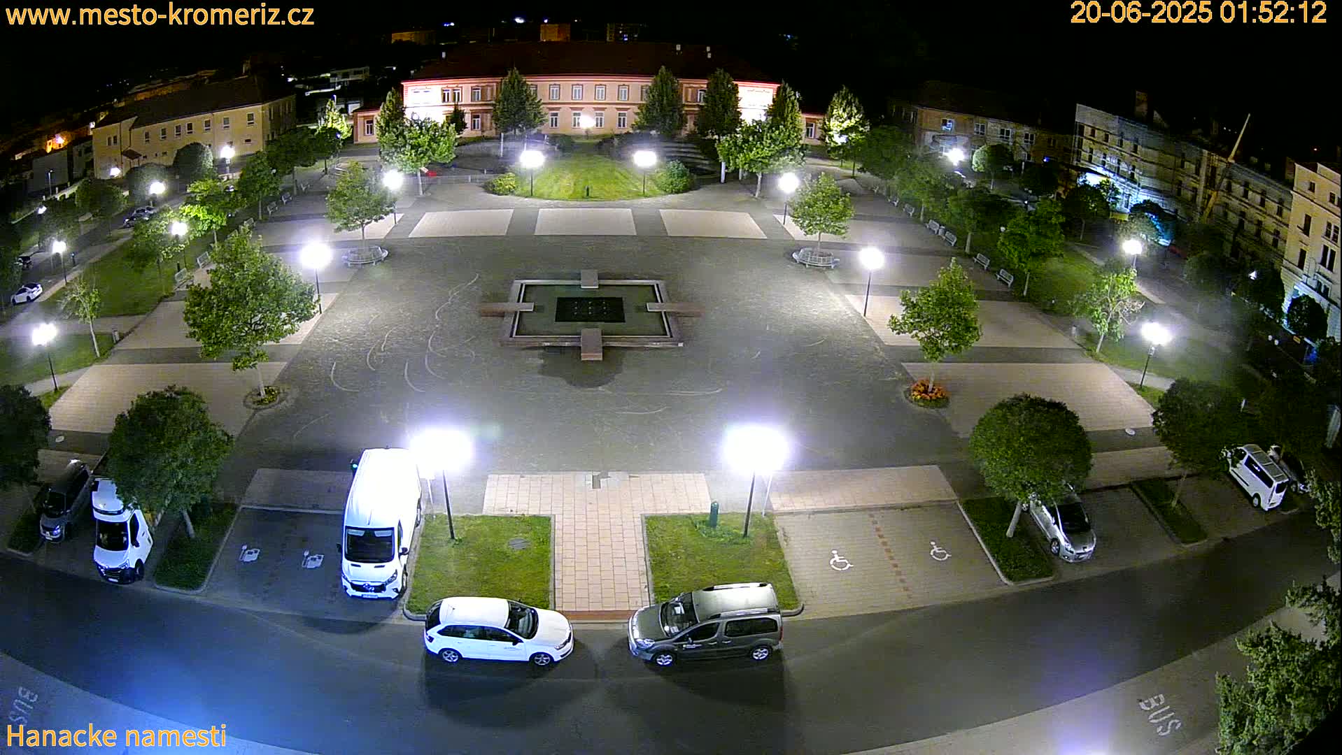Kroměříž - Hanácké Náměstí Square Live Cam - Kromeriz, Zlin, Czechia