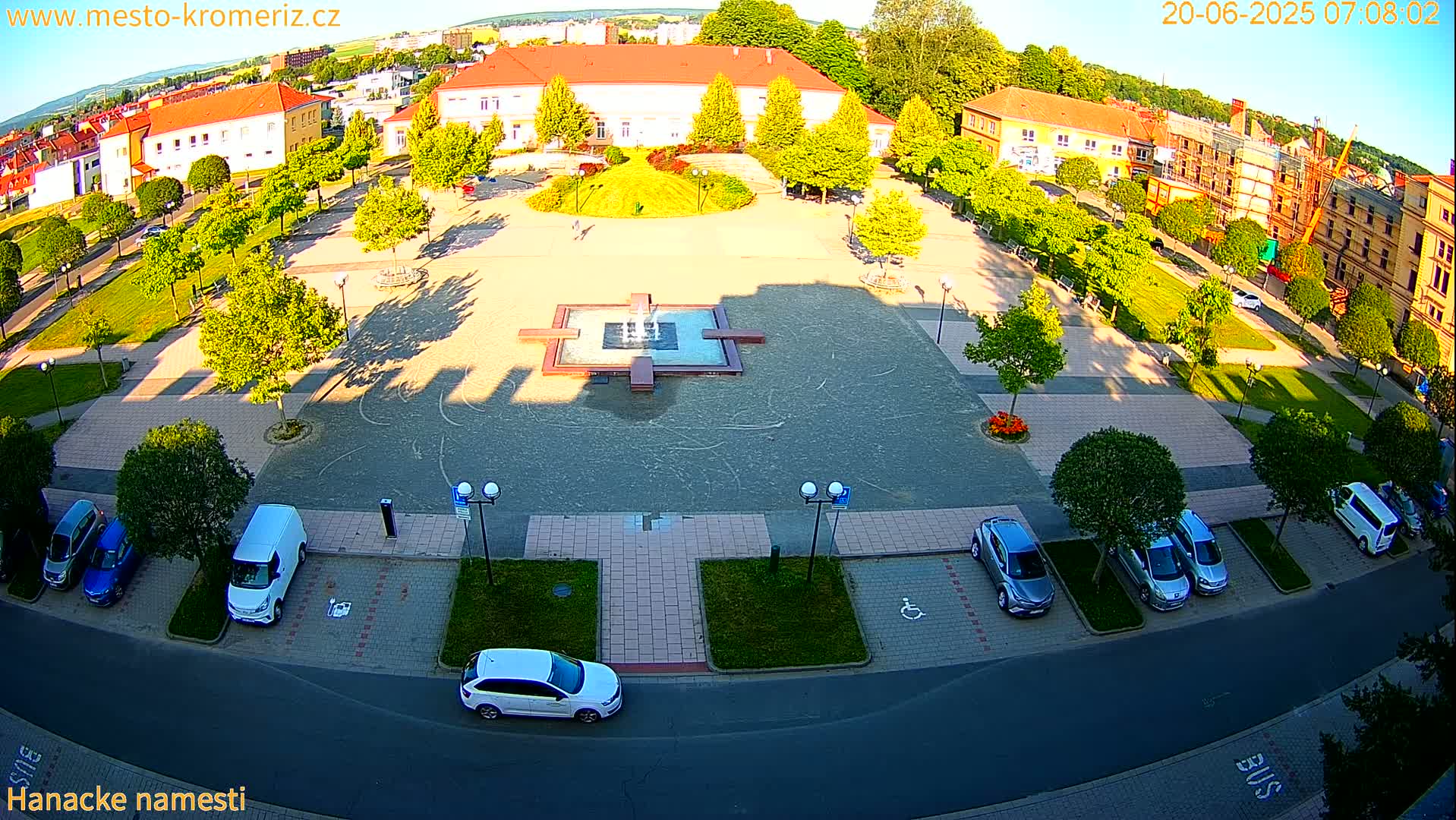 Kroměříž - Hanácké Náměstí Square Live Cam - Kromeriz, Zlin, Czechia
