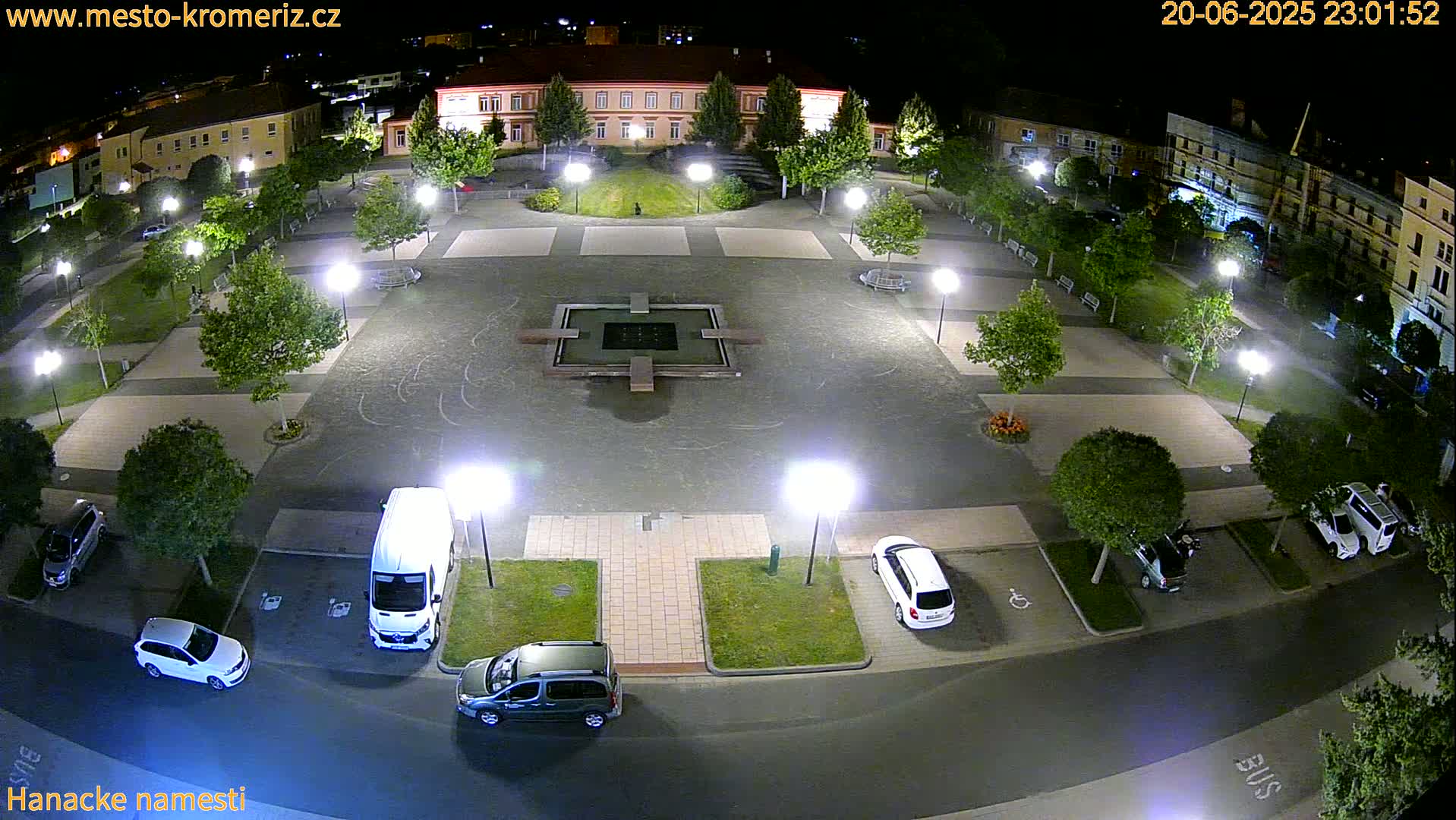 Kroměříž - Hanácké Náměstí Square Live Cam - Kromeriz, Zlin, Czechia