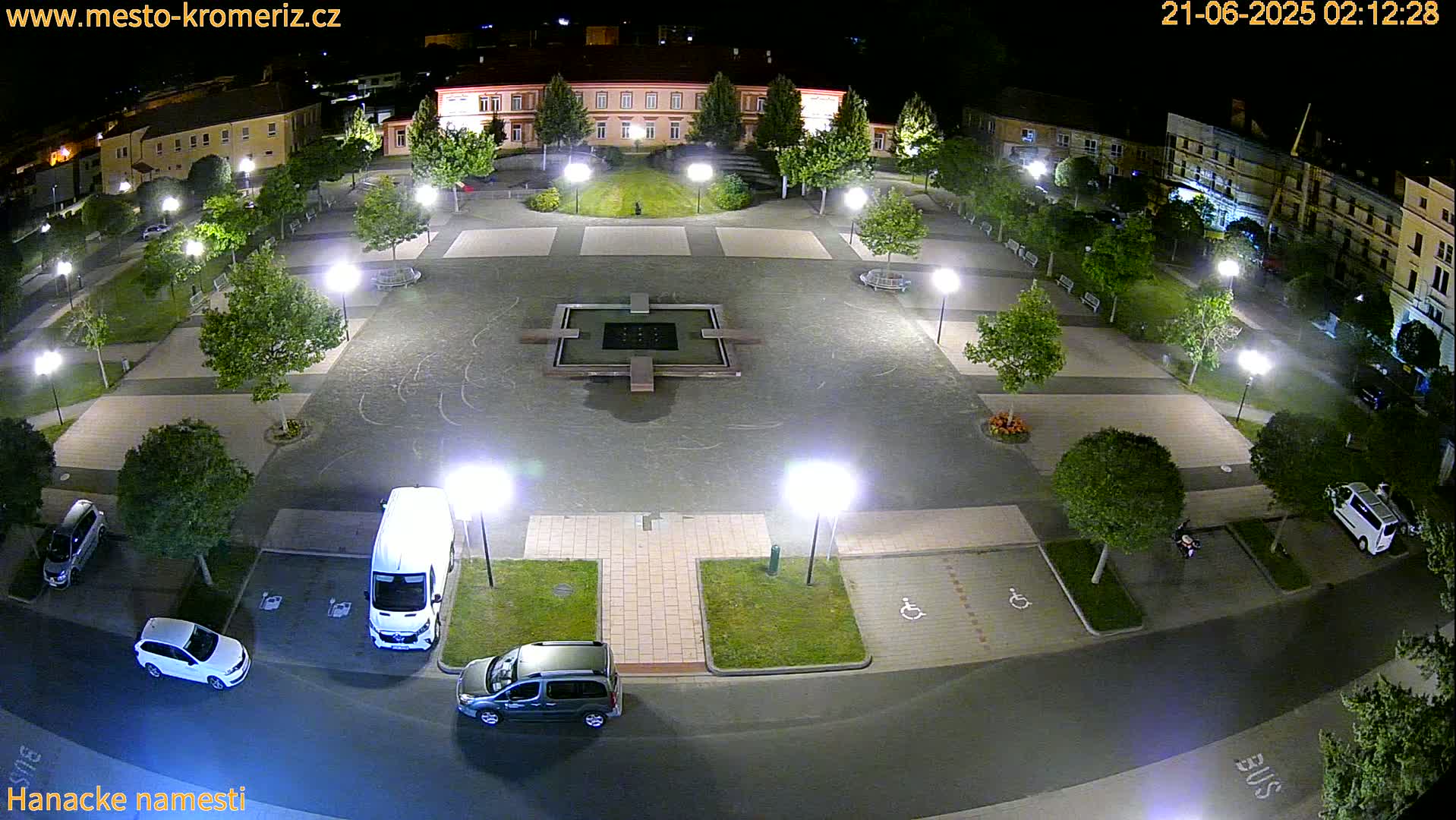 Kroměříž - Hanácké Náměstí Square Live Cam - Kromeriz, Zlin, Czechia